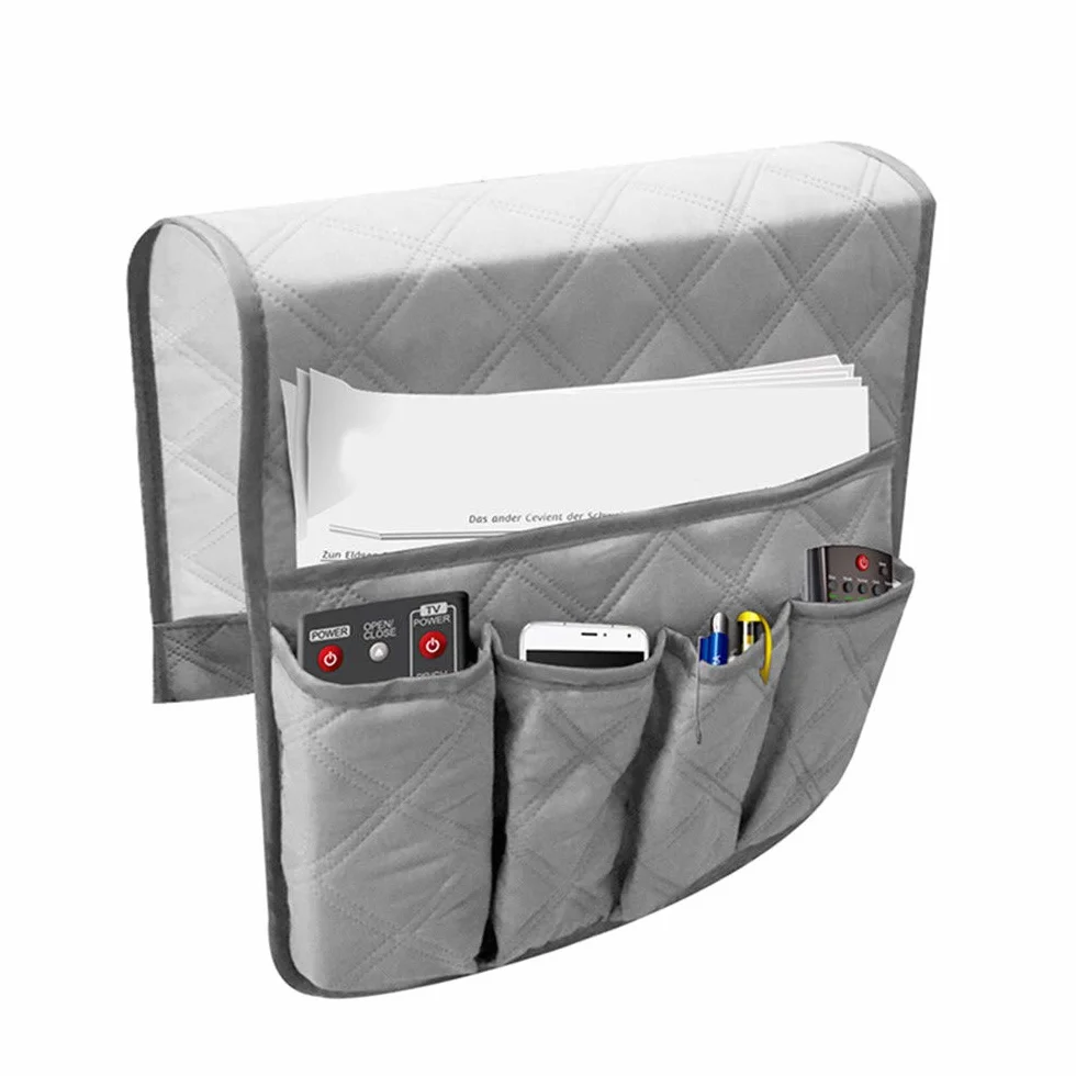 podłokietnik sofa organizer na sofę fotel Caddy krzesło stabilne łóżko torba do przechowywania wiszący podłokietnik z kieszeniami na pilot do telefonu IPad, książka, czasopisma