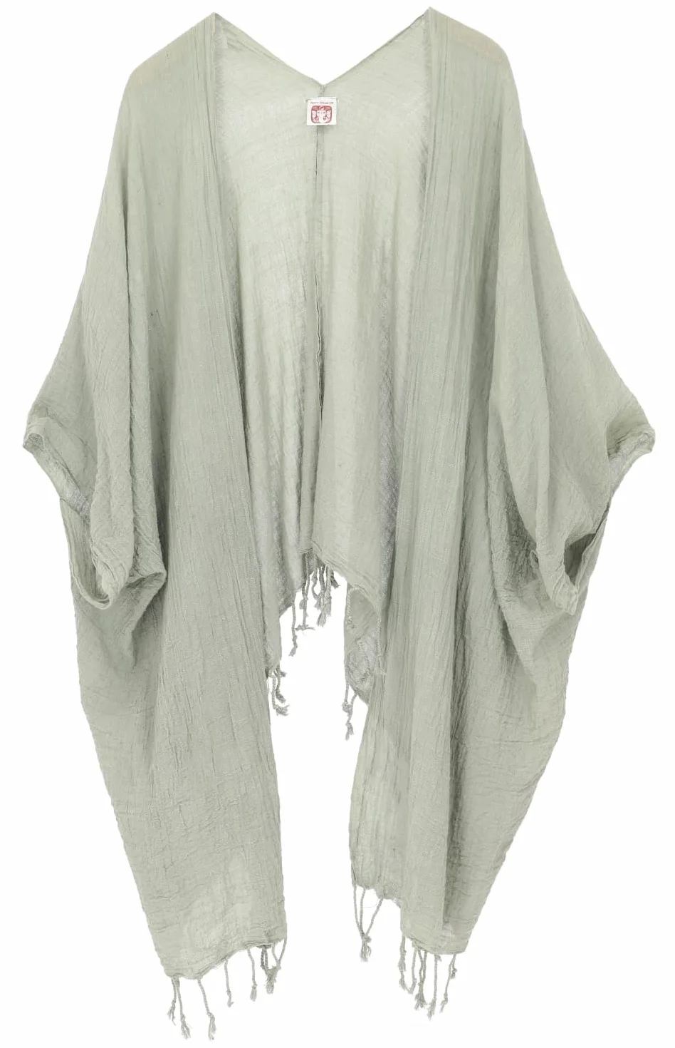 GURU SHOP Kimono bawełniane, ponczo letnie, ponczo, damskie