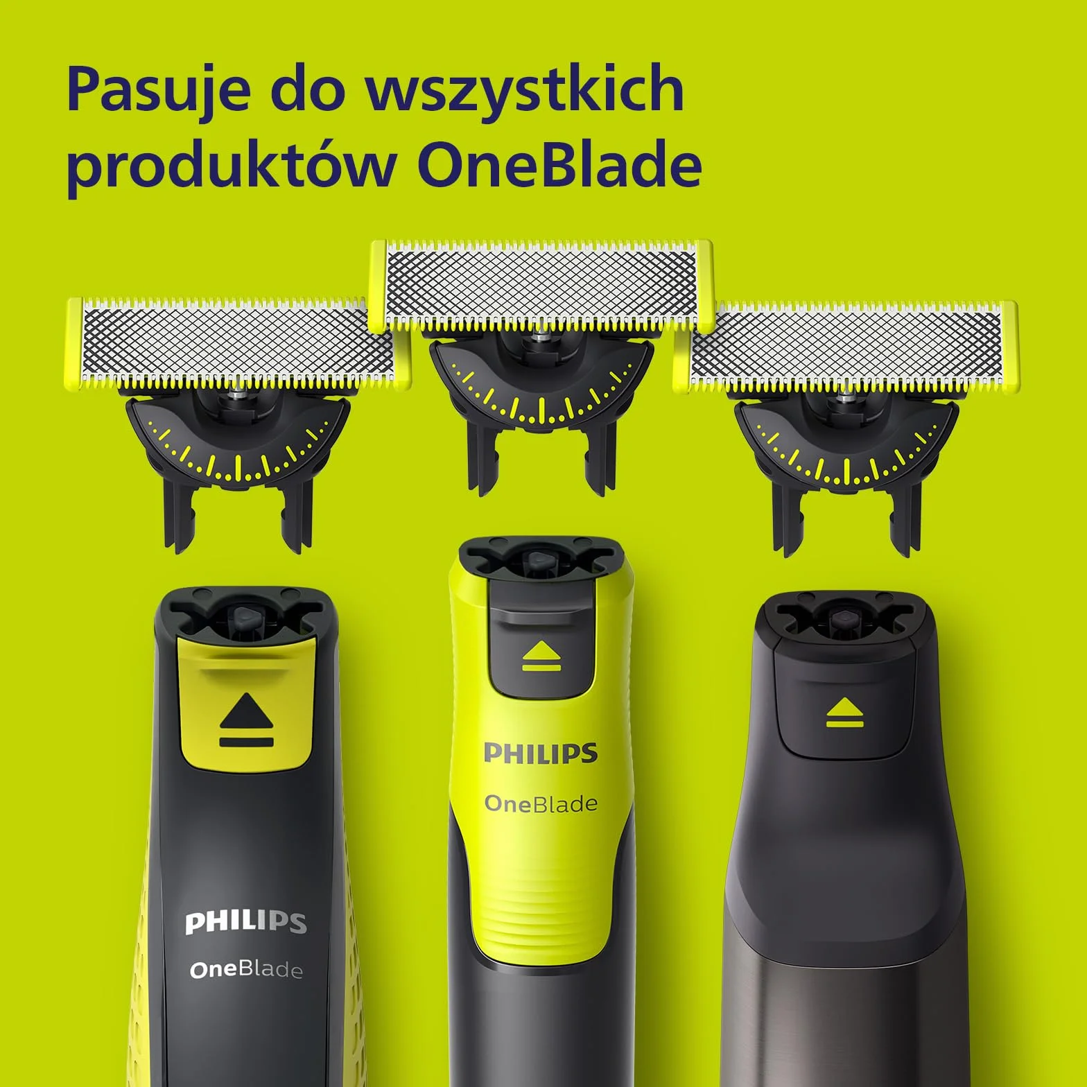 Philips Oryginalne ostrza wymienne OneBlade 360, do golarki hybrydowej OneBlade, 5 sztuki, model QP450/50