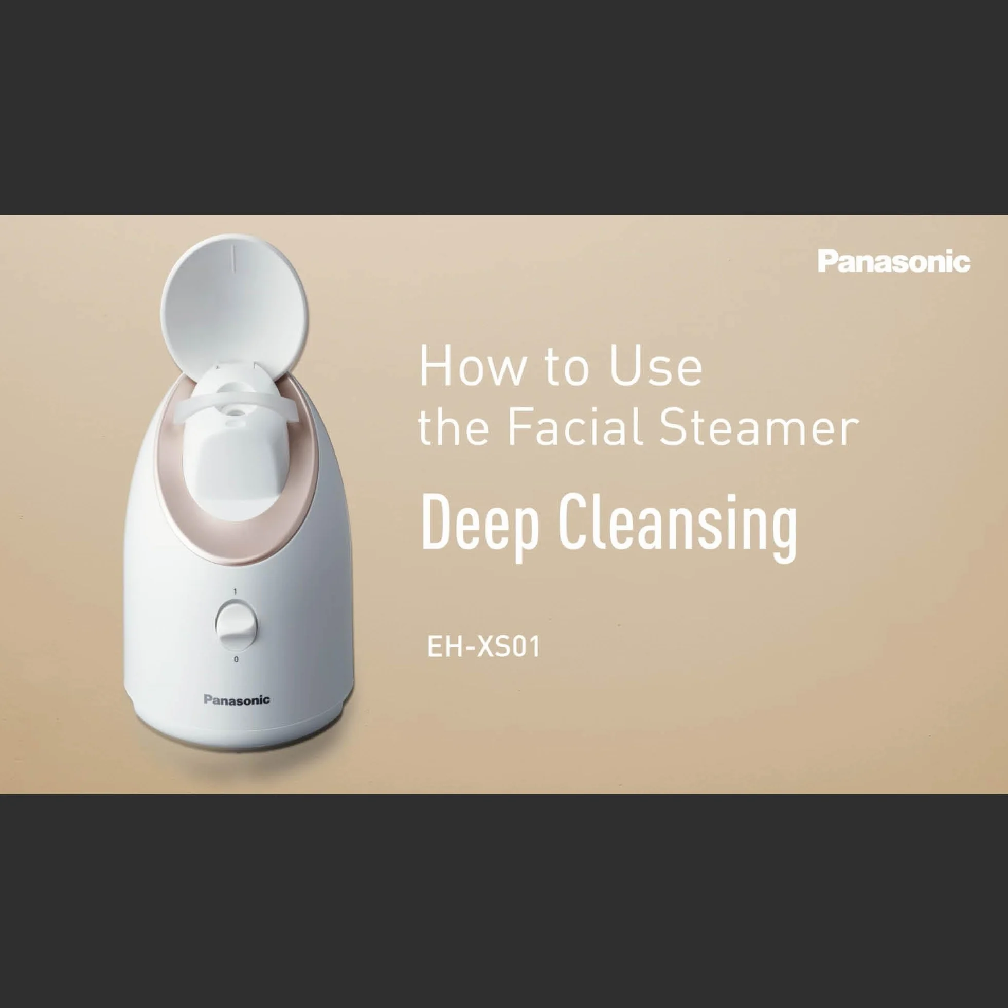 Panasonic EH-XS01 Sauna kosmetyczna do twarzy (technologia nanojonowa, głębokie oczyszczanie, silne nawilżenie)