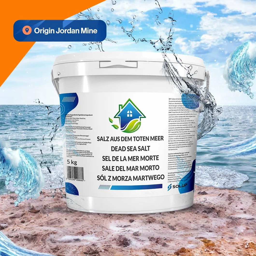 Sól do kąpieli z Morza Martwego 5 kg, naturalny dodatek do kąpieli stóp