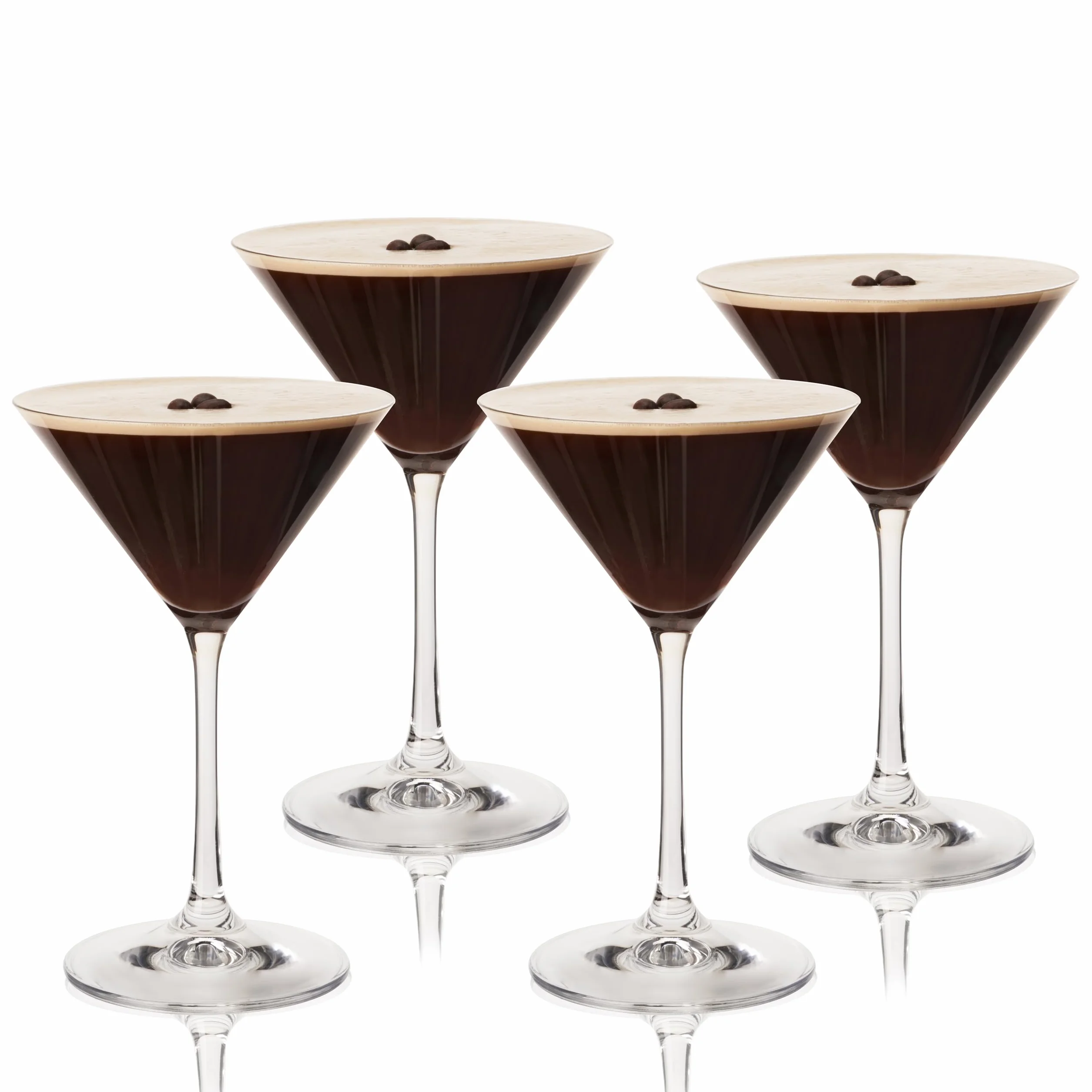 Spiegelau 4-częściowy zestaw kieliszków do martini, szklanki koktajlowe, szkło kryształowe, 220 ml, Lifestyle, 4450194