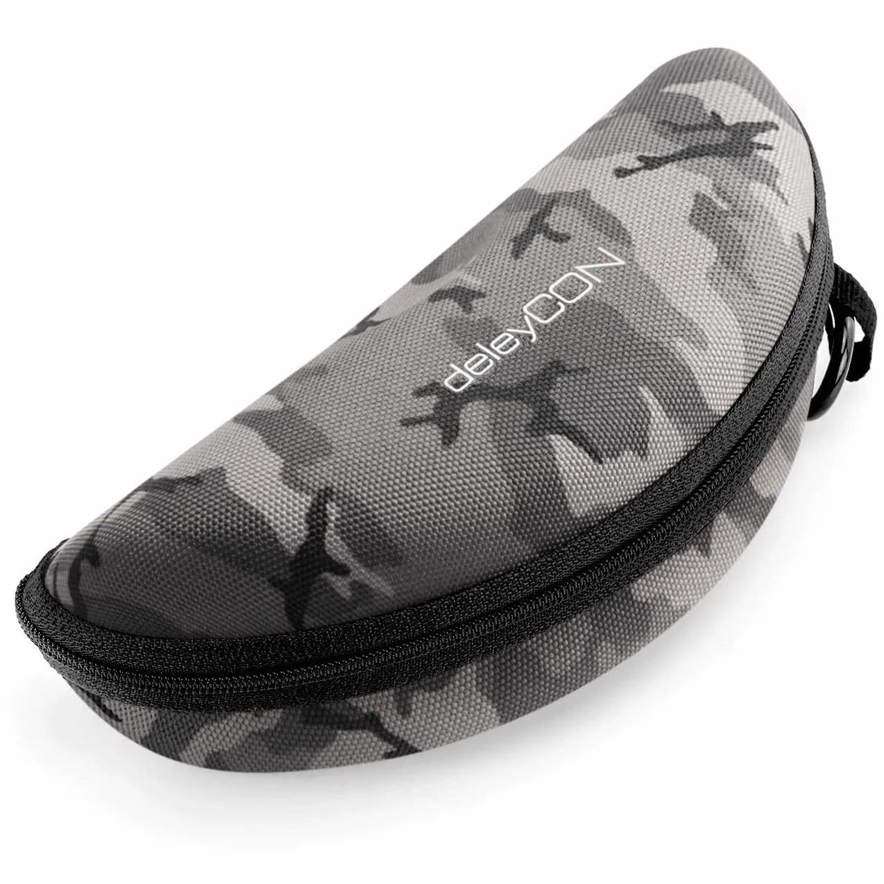 deleyCON Etui na Okulary Twardy Futerał Torba na Okulary Pudełko na Okulary Twarda Okładka Sportowe Rowerowe Okulary do Czytania Okulary Przeciwsłoneczne Ściereczka do Czyszczenia Okularów