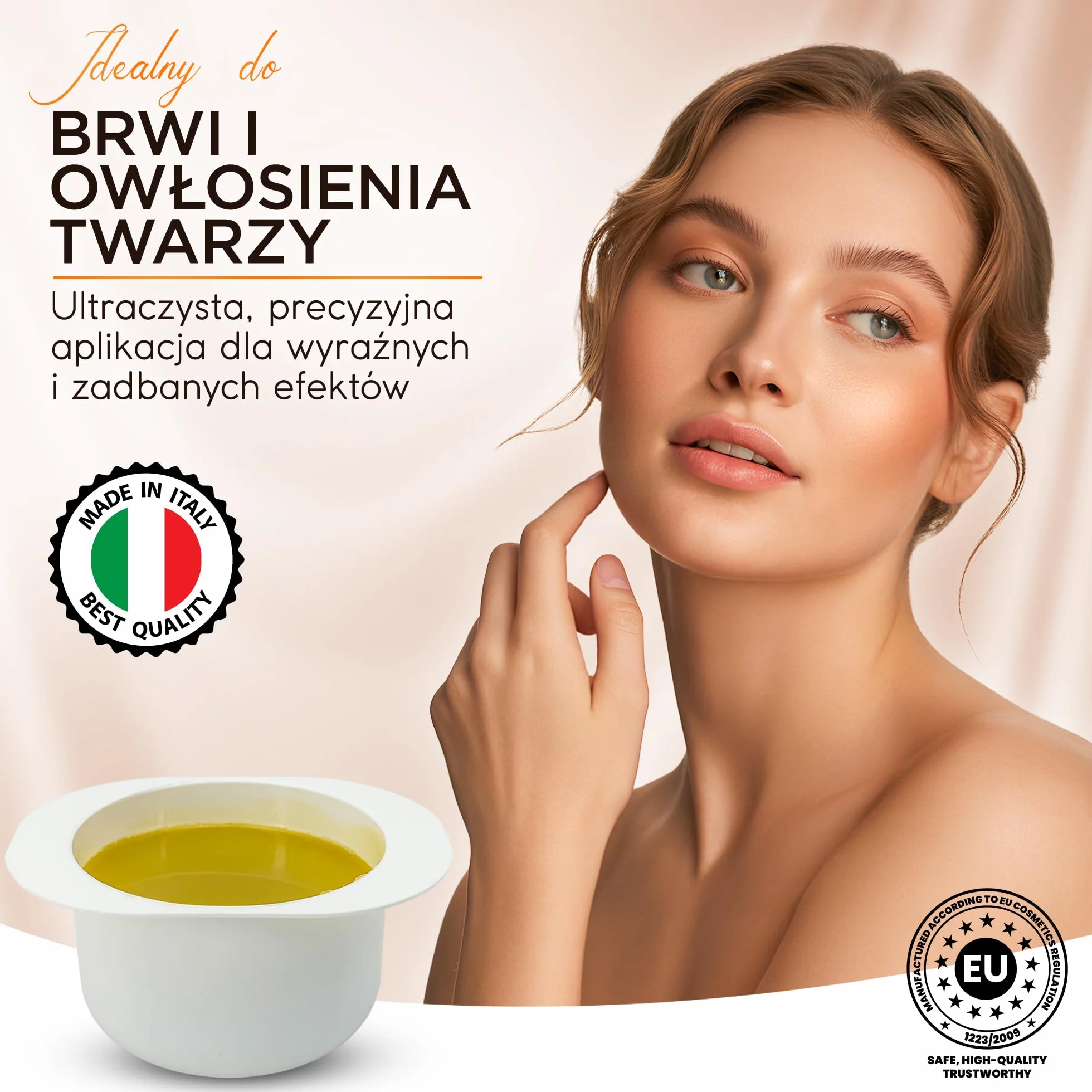 Dermawax 300 gramów słoik gorącego wosku do depilacji – ogrzewanie w kuchence mikrofalowej szpatułką - bezszczotkowy woskowanie do usuwania włosów na całe ciało do użytku domowego lub profesjonalnego