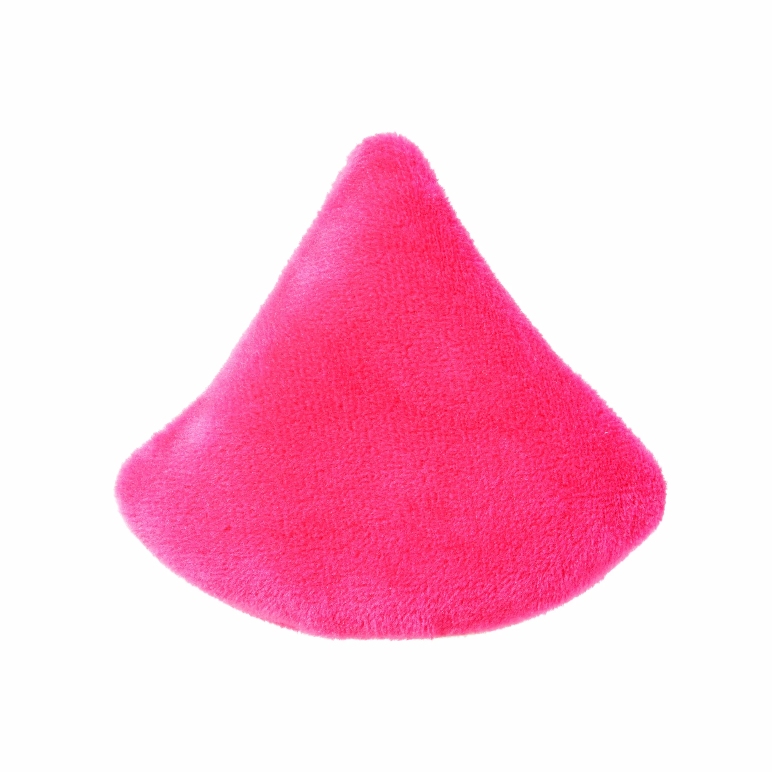 Wet n Wild Powder Puff, Gąbka do Pudru do Wielokrotnego Użytku, Zmywalny Pędzel do Makijażu do Rozcierania Pudrów Sypkich lub Prasowanych, Aksamitne Włókna, Trójkątny Kształt, Precyzyjna Aplikacja