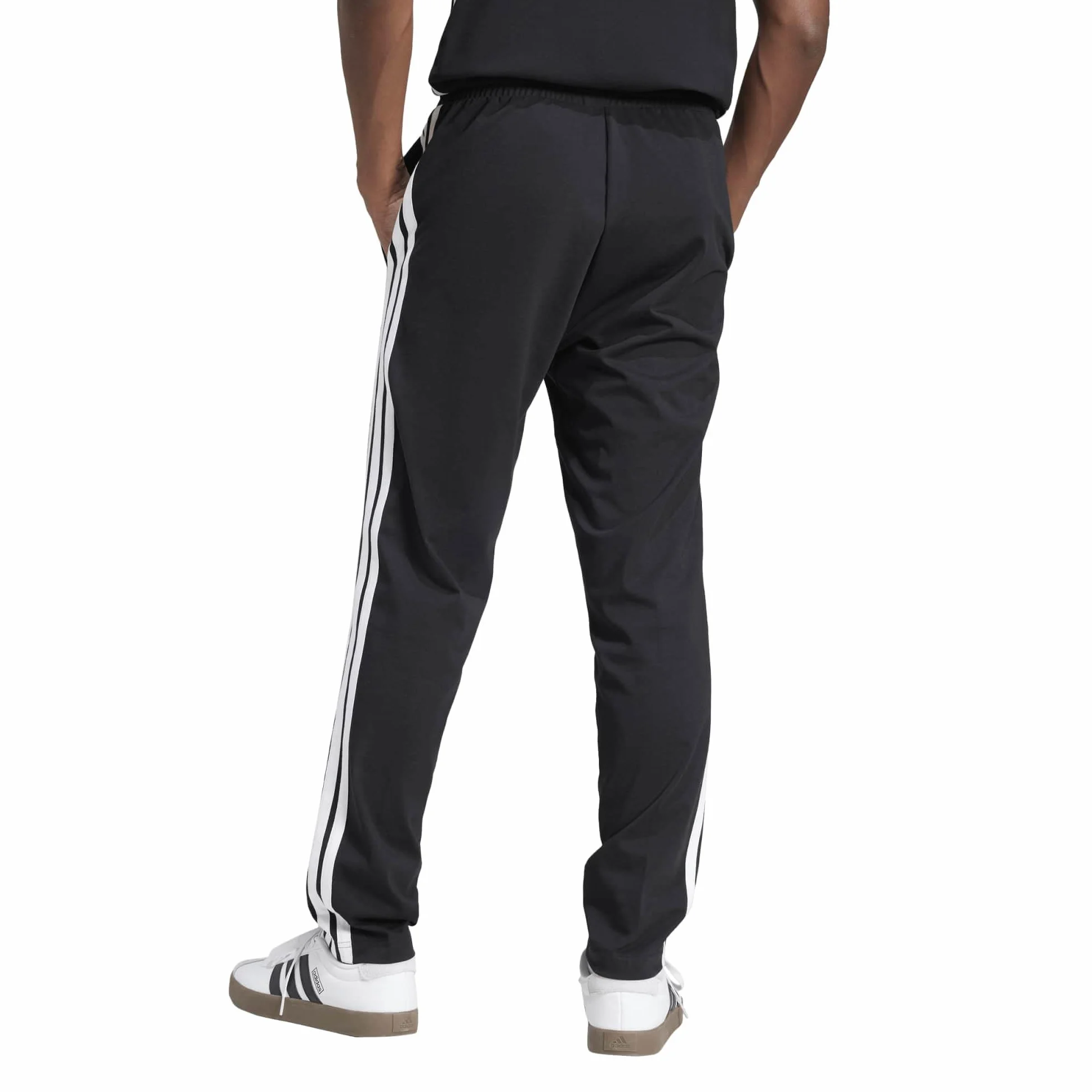 adidas Essential Three Stripes Single Jersey Pant - Spodnie dresowe Mężczyźni