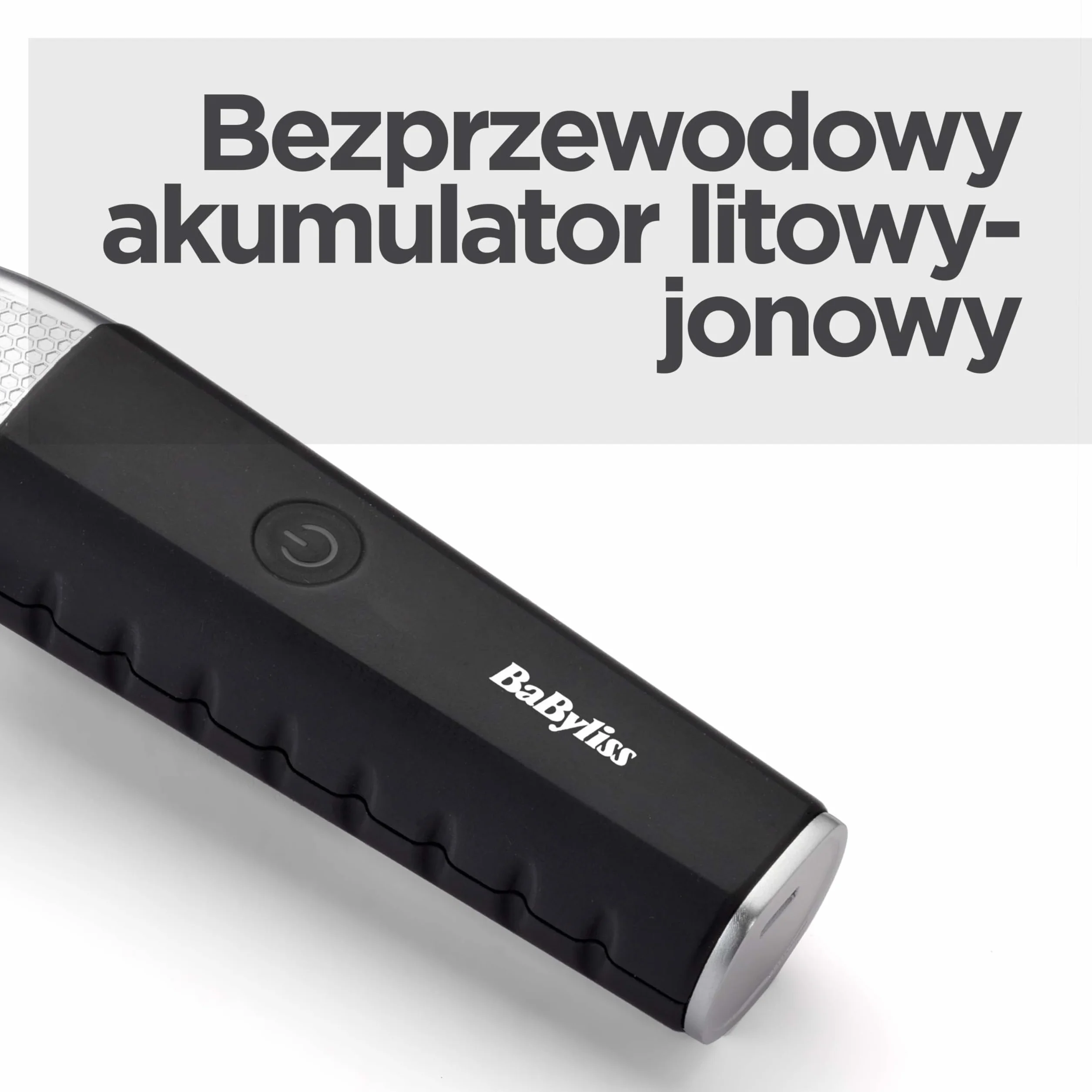 Maszynka do strzyżenia włosów BaByliss Lithium Power, bezprzewodowa, szybkie ładowanie, regulacja podziałki 0,5–25 mm, 8 nakładek grzebieniowych, ostrza ze stali japońskiej, E812E