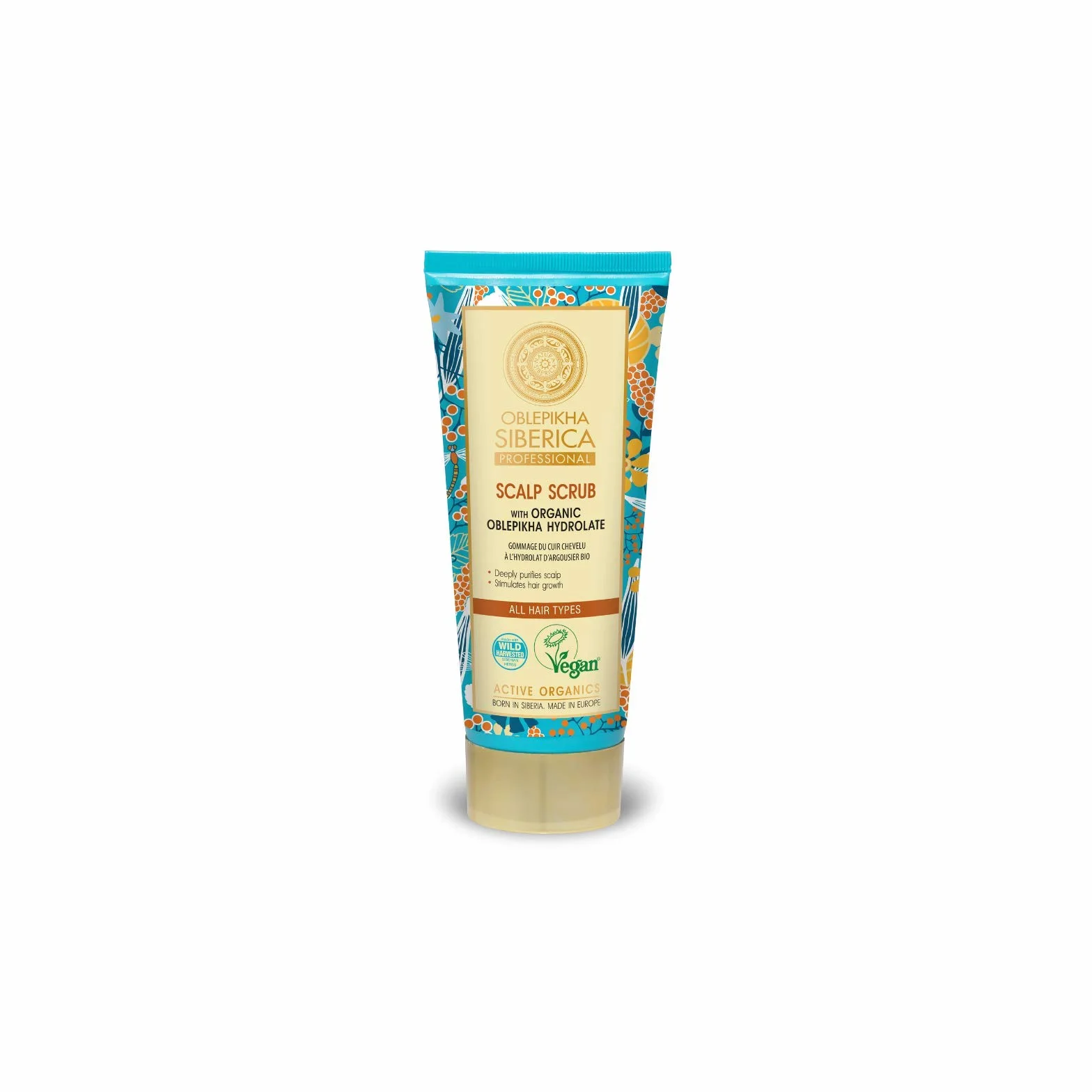 Natura Siberica Oblepikha Siberica peeling oczyszczający do skóry głowy, 200 ml