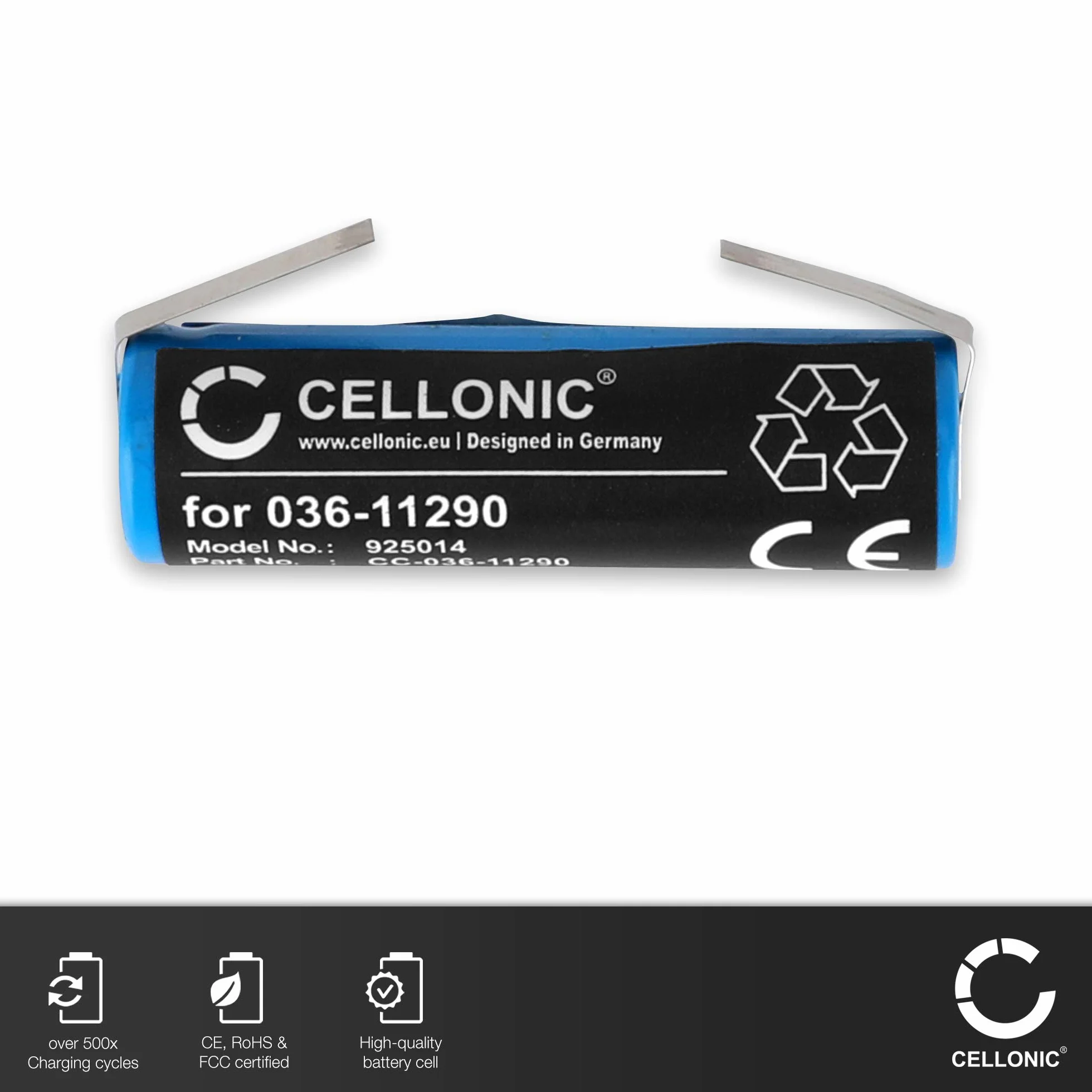 CELLONIC akumulator do golarki 750 mAh 3,7 V kompatybilny z Philips HQ8250 HX6730 HQ7360