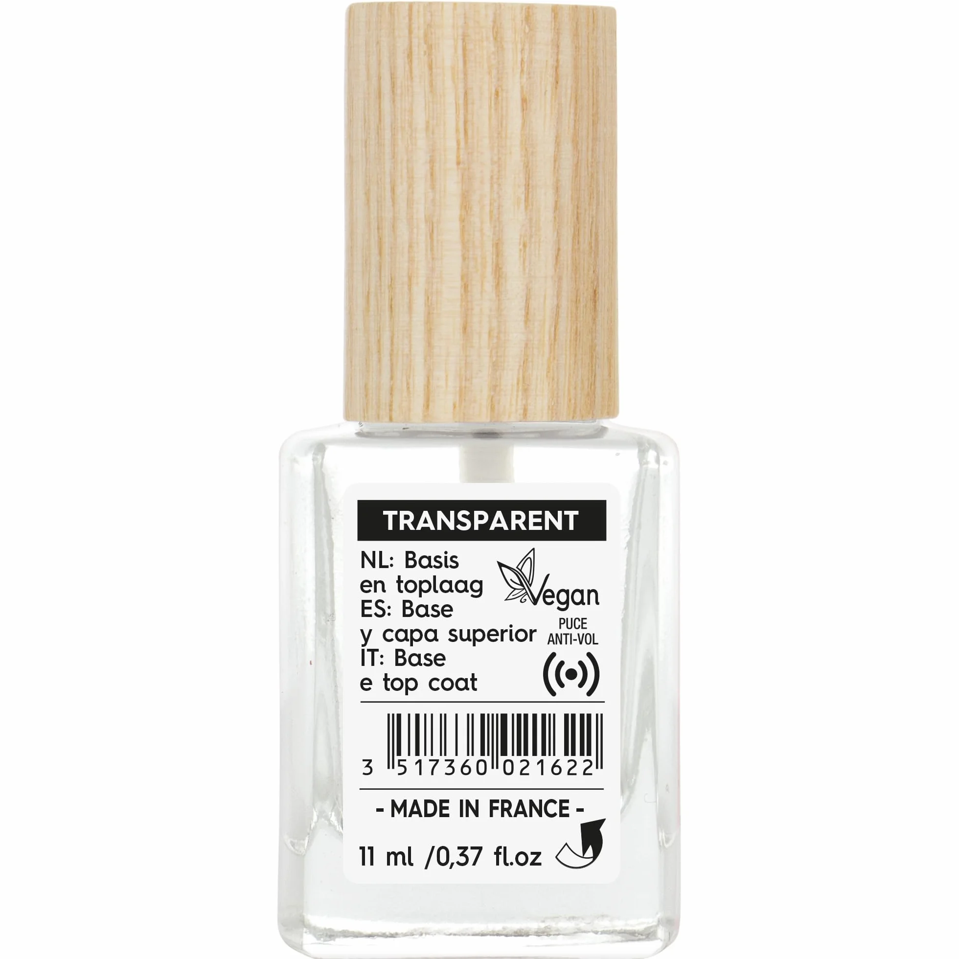 NATURE LEA SO BiO Etic | Podstawa i Top Coat - Naturalny manicure | Przezroczysty | Wzmacnia i chroni | Do stosowania przed i po nałożeniu lakieru | Organiczny olej rycynowy | Wegańskie |