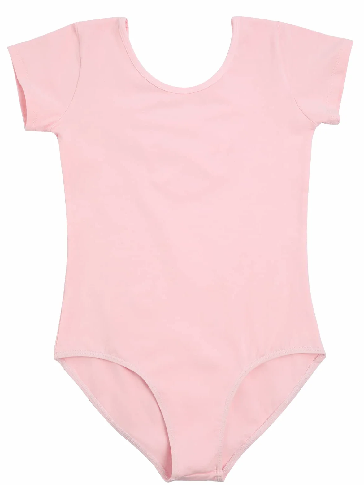 Body Taniec Dziewczęce Kobiety Balet Body Leotards Dziewczęce Gimnastyka Leotards Bawełniane Krótki Rękaw Rozmiar 100-170