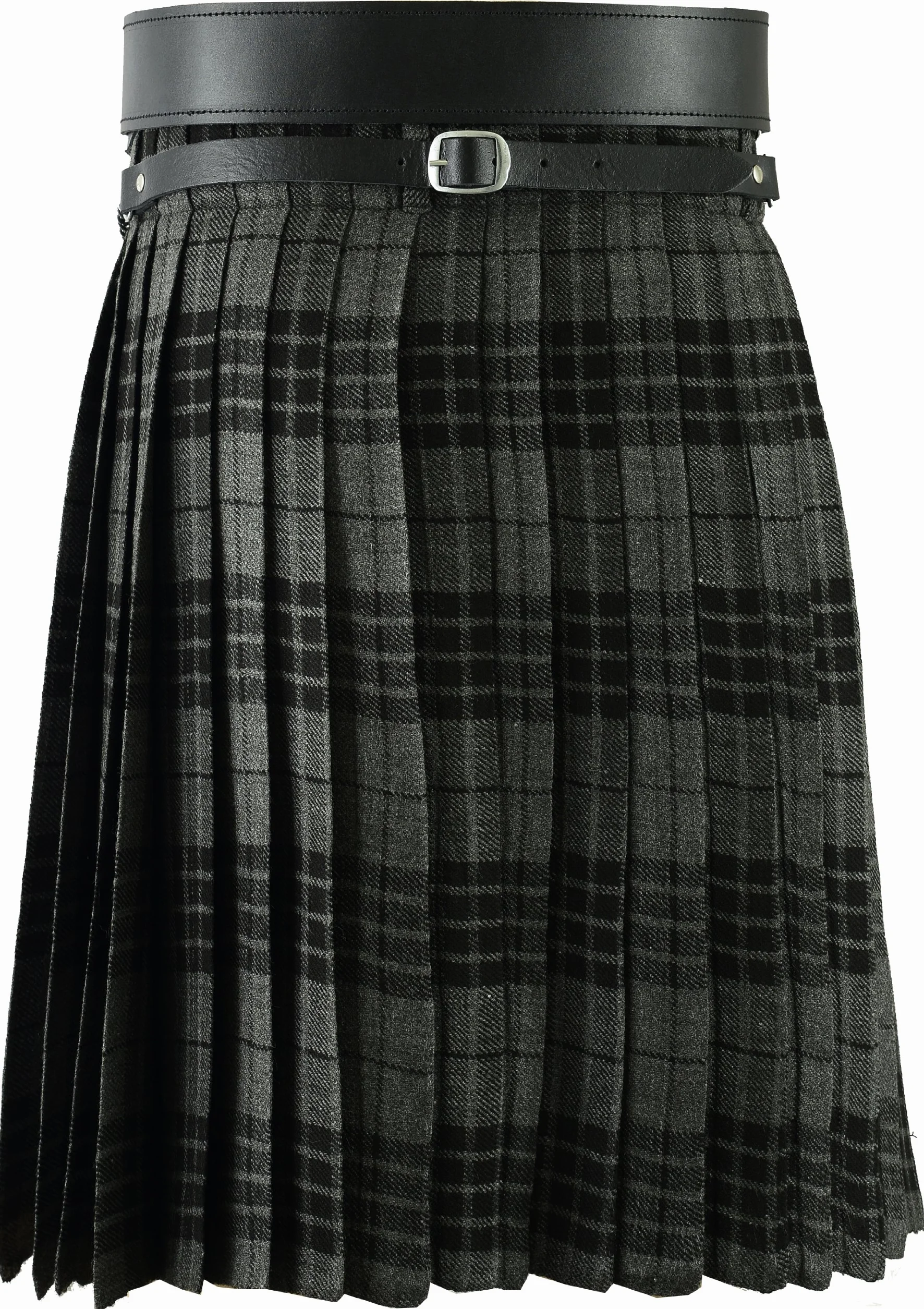 Kilt Hamiltona Grey Tartan Tradycyjny Szkocki Szkocki Krata Sukienka Strój na Wesele i Imprezę