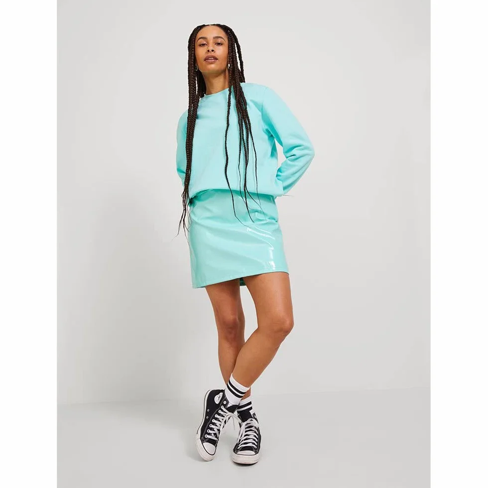 JACK & JONES Spódnica Kobiety Jjxx Jxrne Short Faux Leather Skirt Noos
