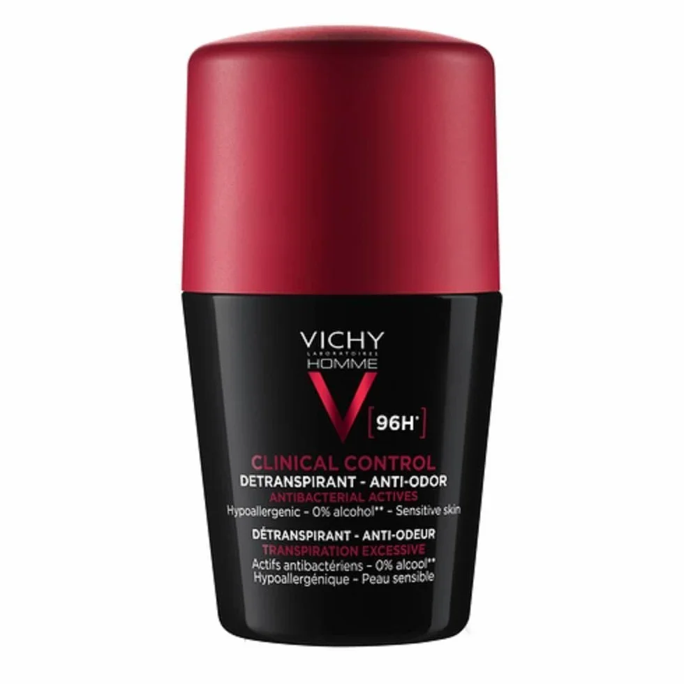 VICHY Homme Deo Clinical Control 96h Roll-on, 50 ml Rozwiązanie