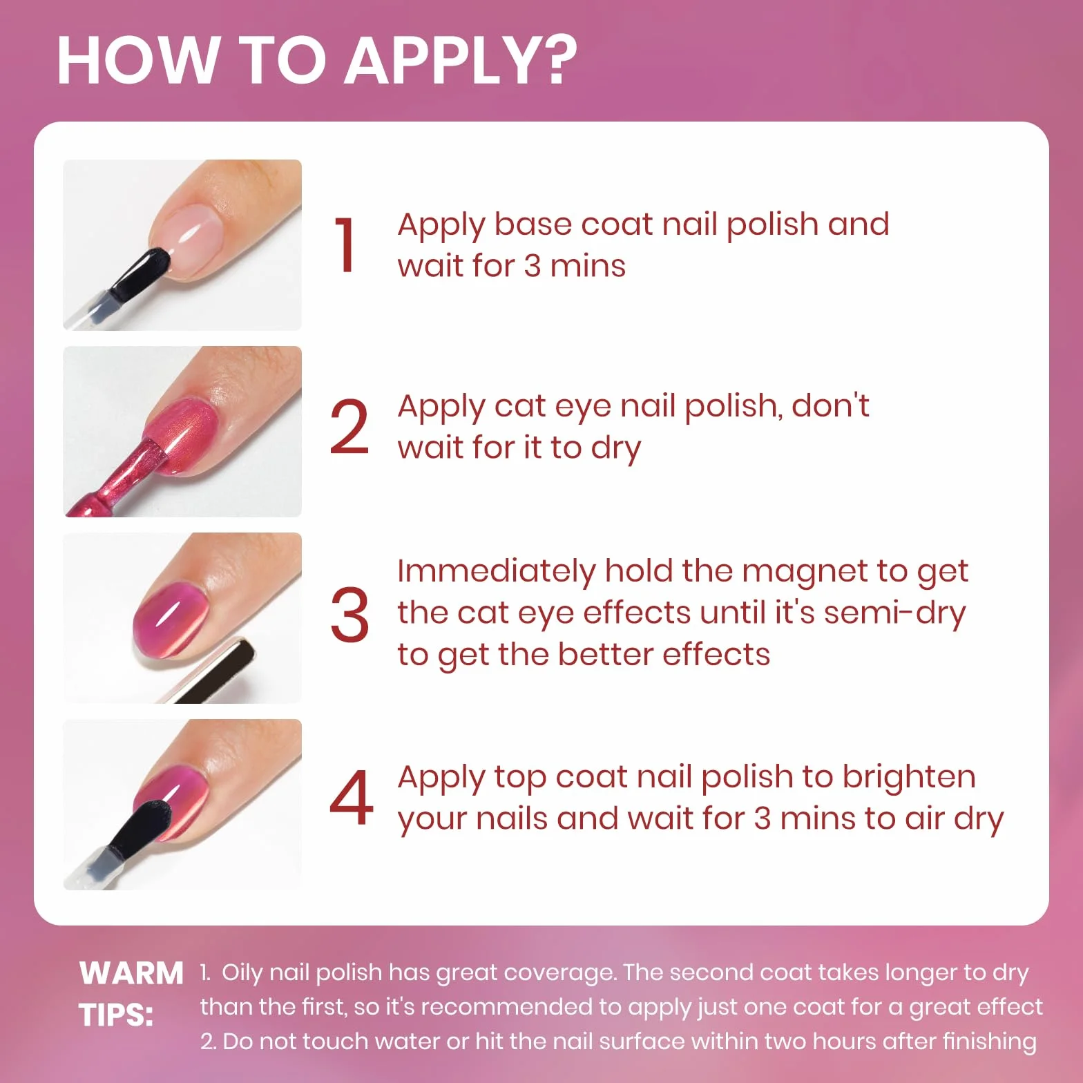 SUPWEE Cat Eye lakier do paznokci z magnesem, 16 ml, szybkoschnący, magnetyczny lakier żelowy bez lampy UV Quick Dry High Gloss Oil Based Nail Polish do majsterkowania i użytku domowego 028