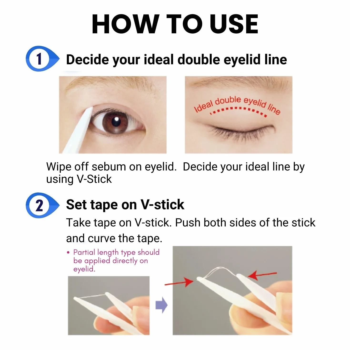 D.U.P 120 Piece Wonder Eyelid Tape Extra Eye Makeup, 1.1 Ounce