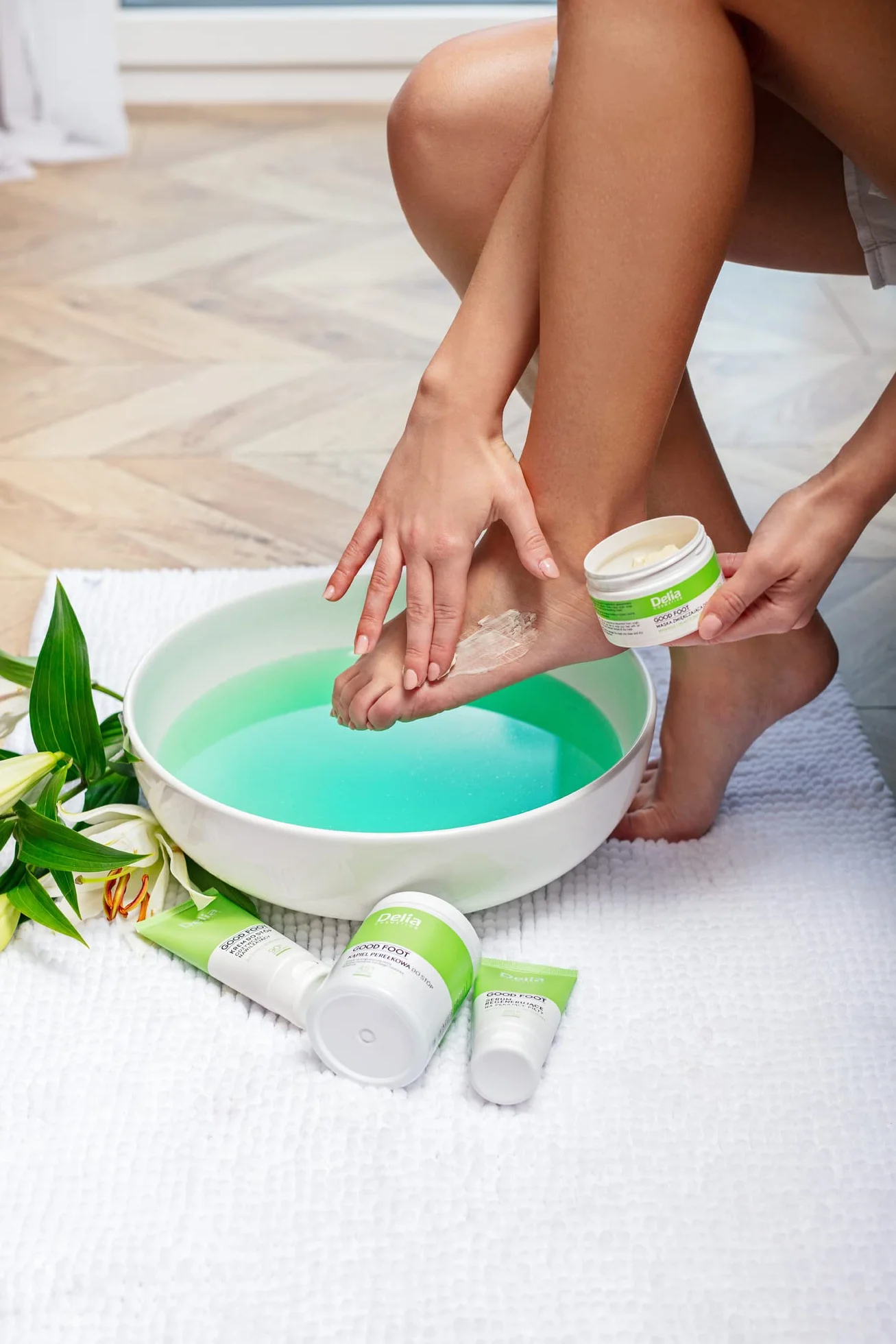 Delia Cosmetics – Good Foot – Maska Zmiękczająca do Stóp – Nawilża, Wygładza i Uelastycznia – Ochrona przed Wysuszeniem - Sucha i Szorstka Skóra – 90ml