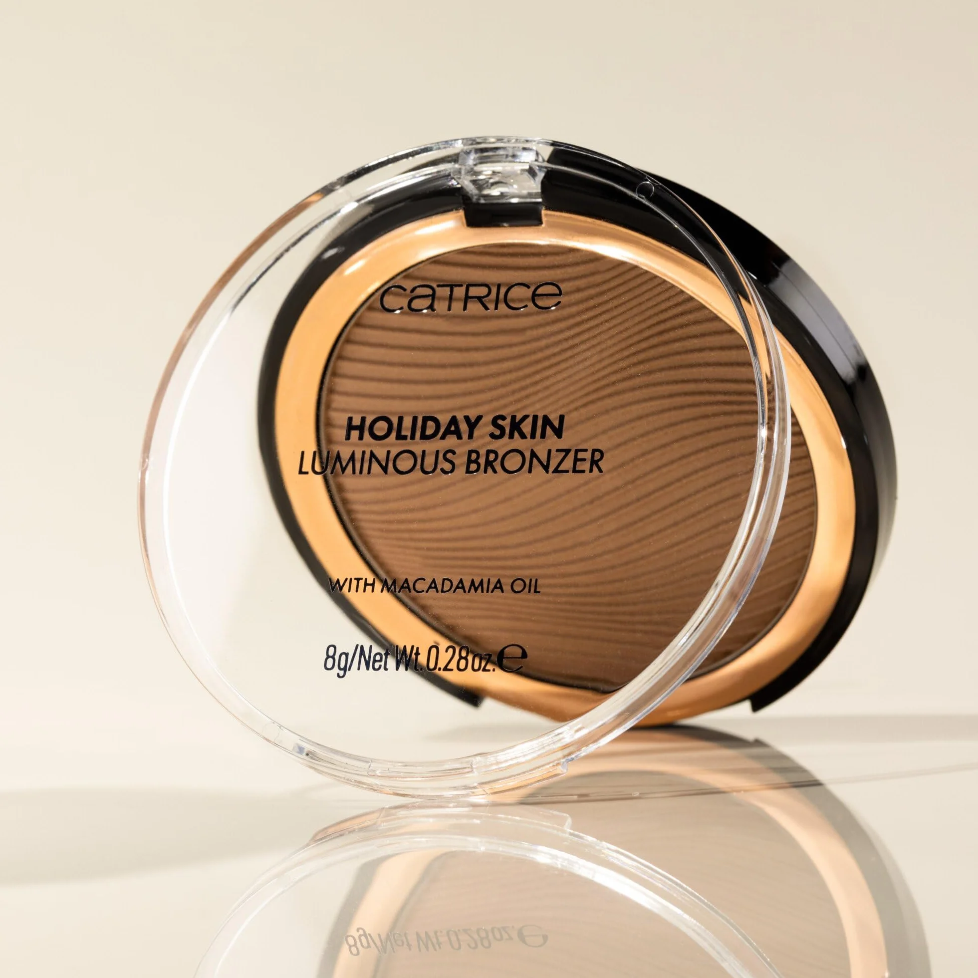 Catrice Bronzer rozświetlający Holiday Skin, wygładzanie, opieka, wyraźny wynik, naturalny, świetlisty (8g)