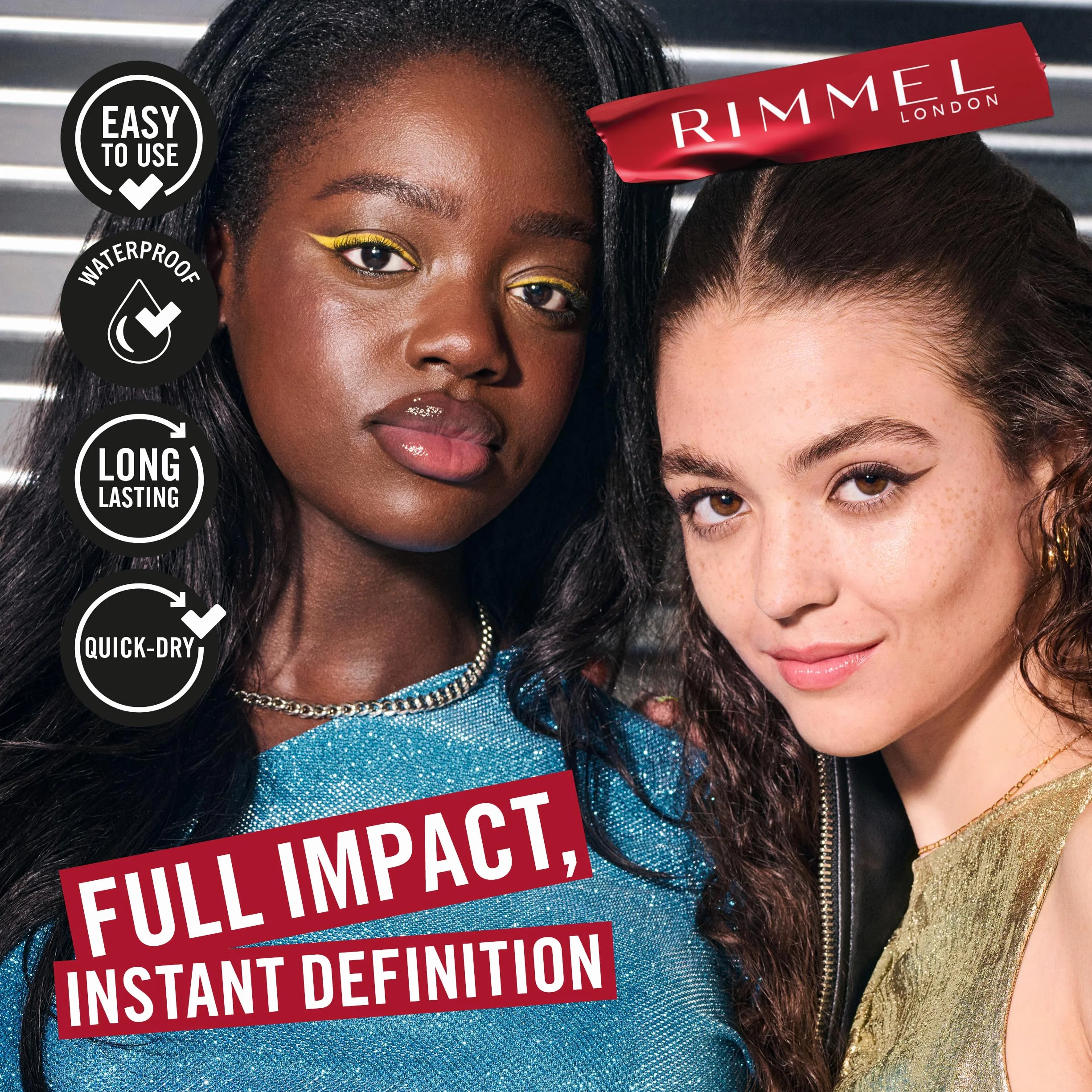 Rimmel Wonder'Ink Ultimate 24HR wodoodporny eyeliner, intensywny kolor, długotrwały, matowy