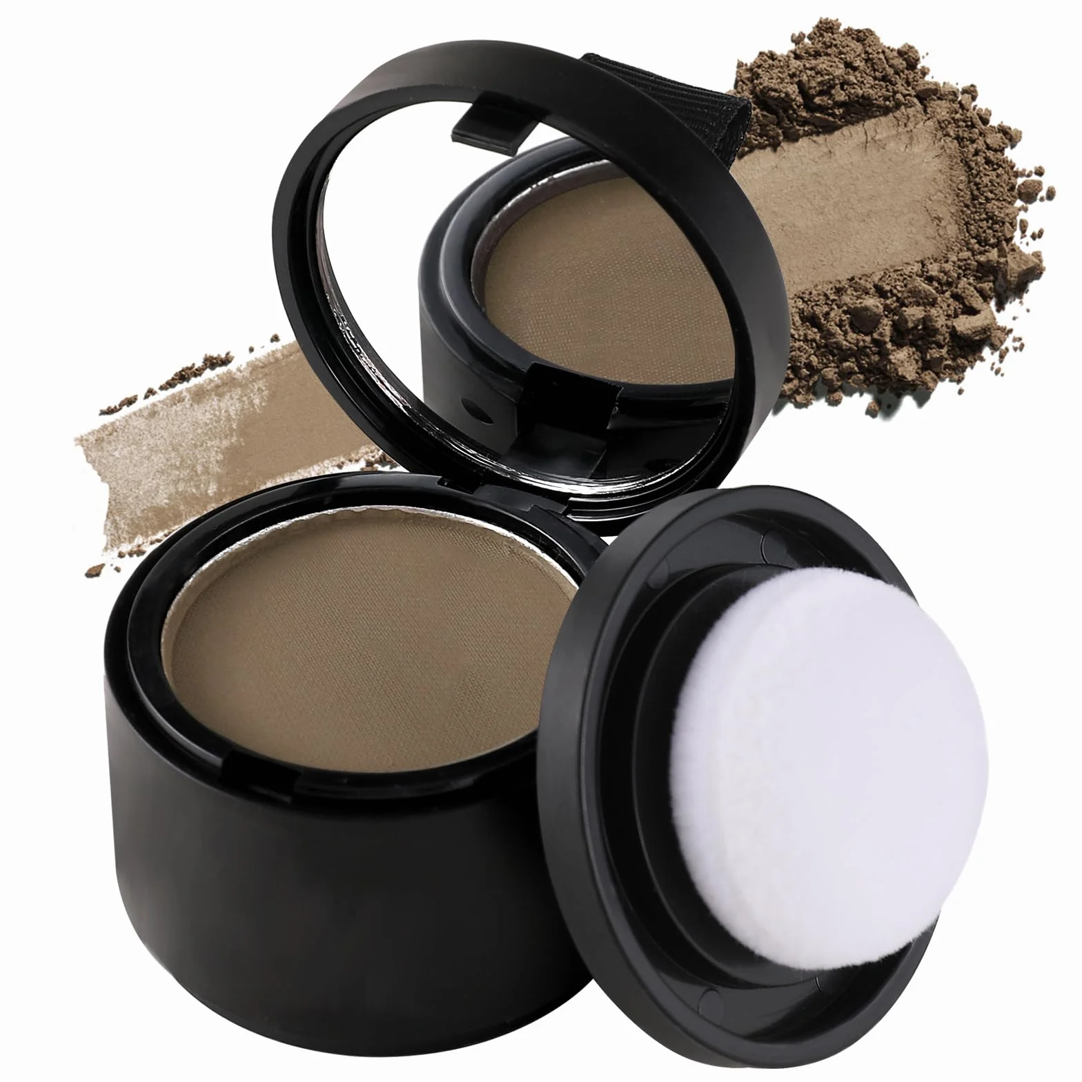 Boobeen Hairline Powder Hair Root Touch-Up Quick Cover Thin Hair, cień do włosów błyskawicznie maskujący wypadanie włosów, odpowiedni do siwych włosów