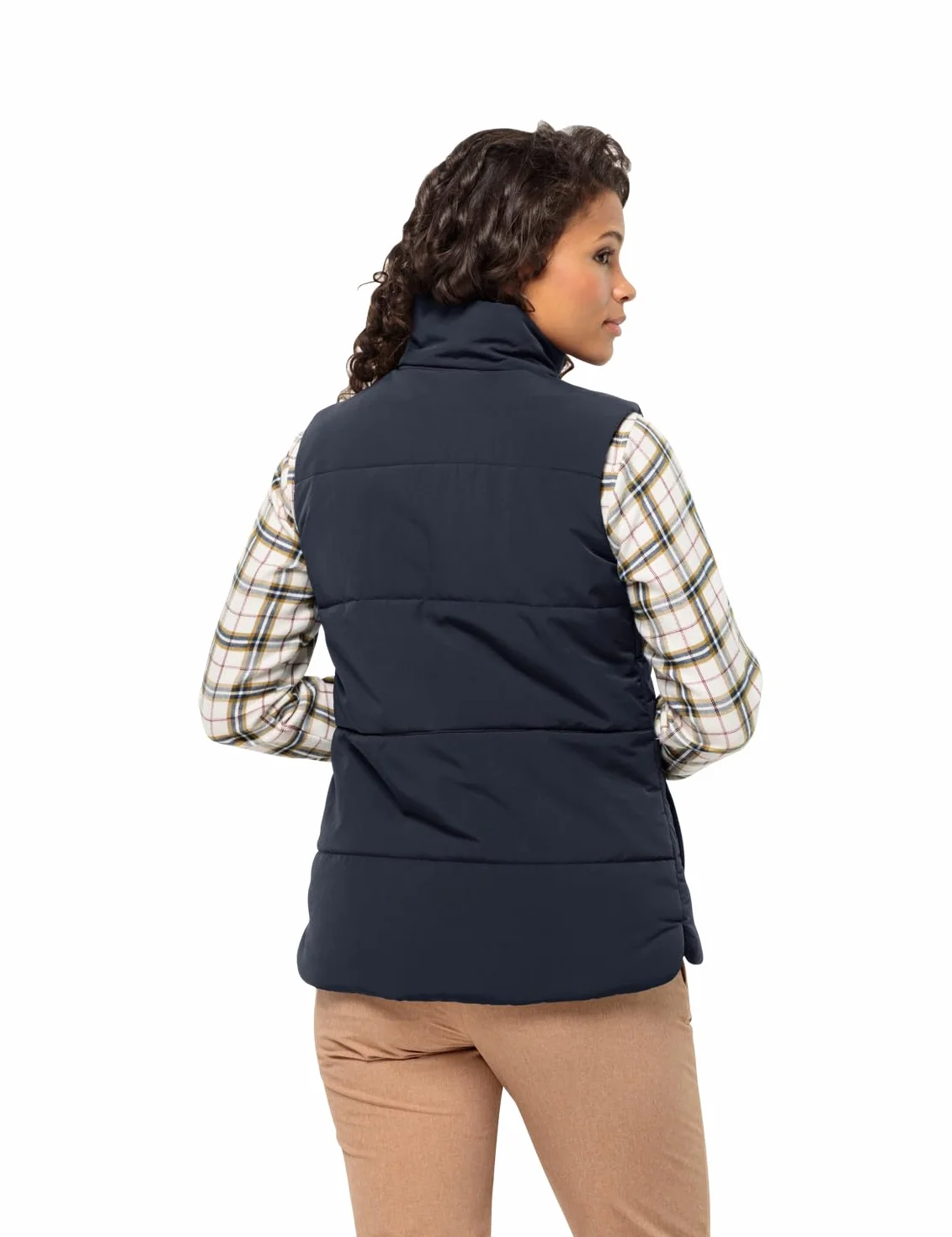 Jack Wolfskin White Frost Vest Women Vest, niebieski (Night Blue), M
