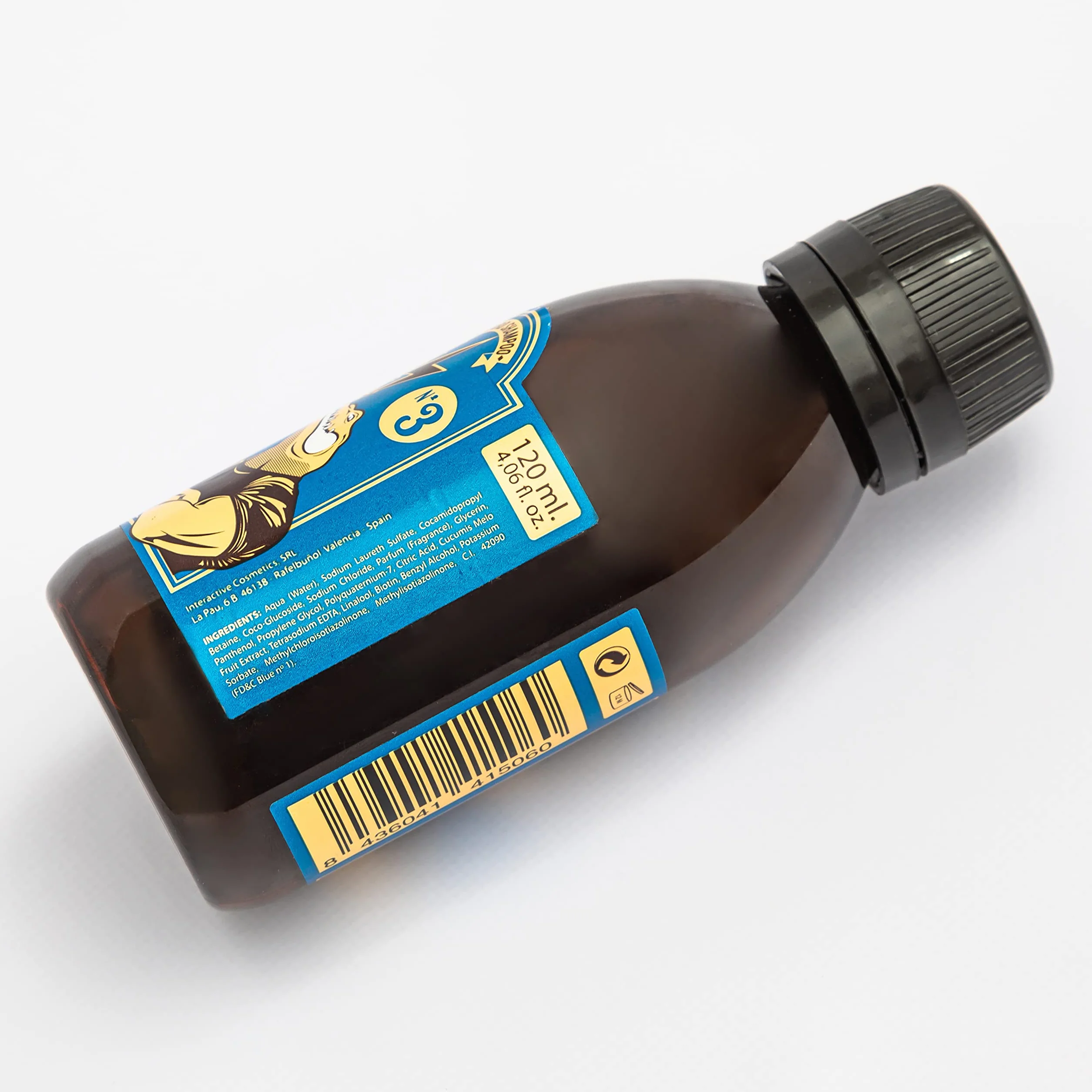 Hey Joe Beard Nº 3 Szampon, Przezroczysty, 120 ml