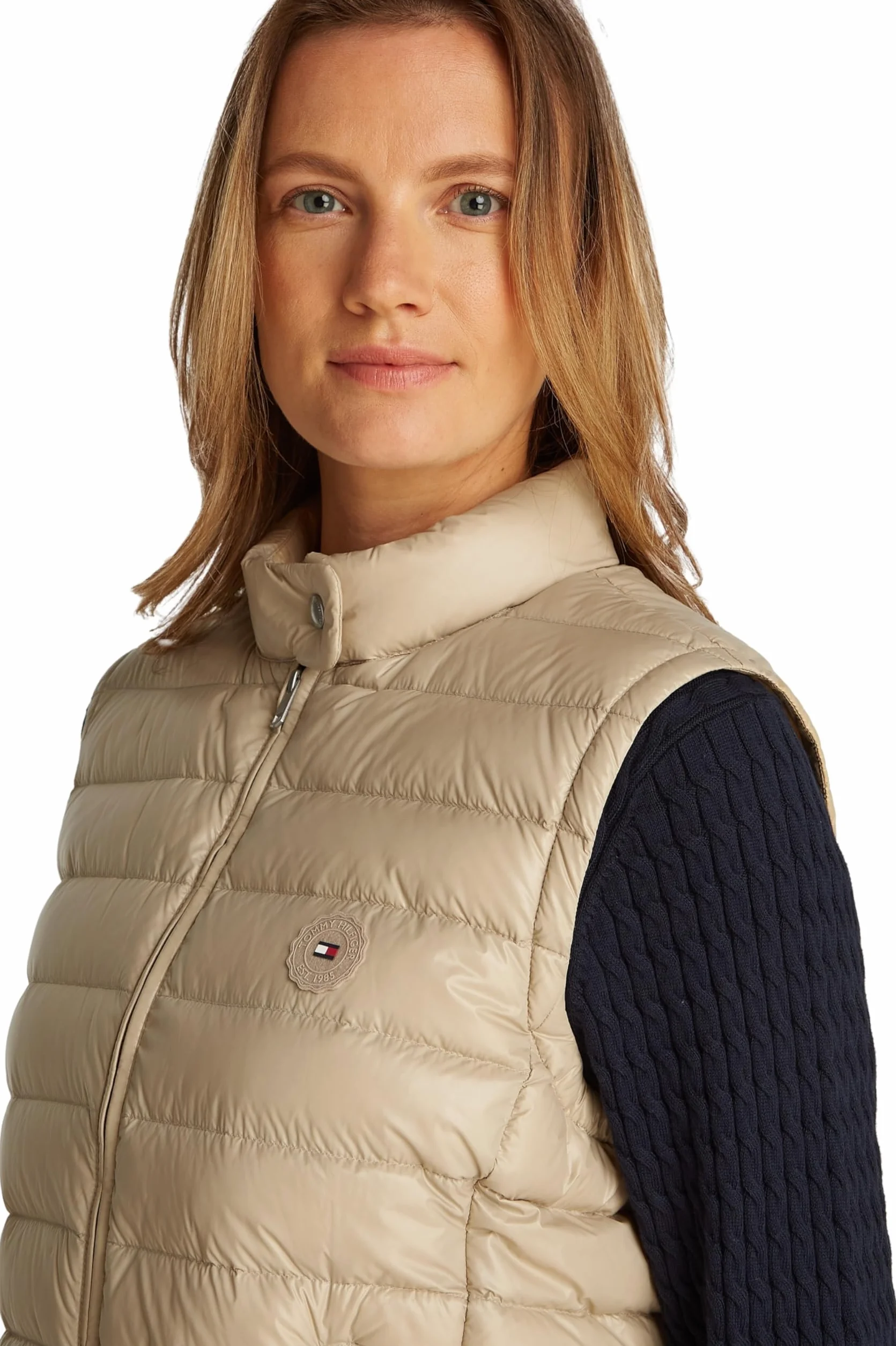 Tommy Hilfiger UL DOWN MOCK NK KAMIZELKA WW0WW45499 Kobiety Ul Down Mock Nk Vest Ww0ww45499