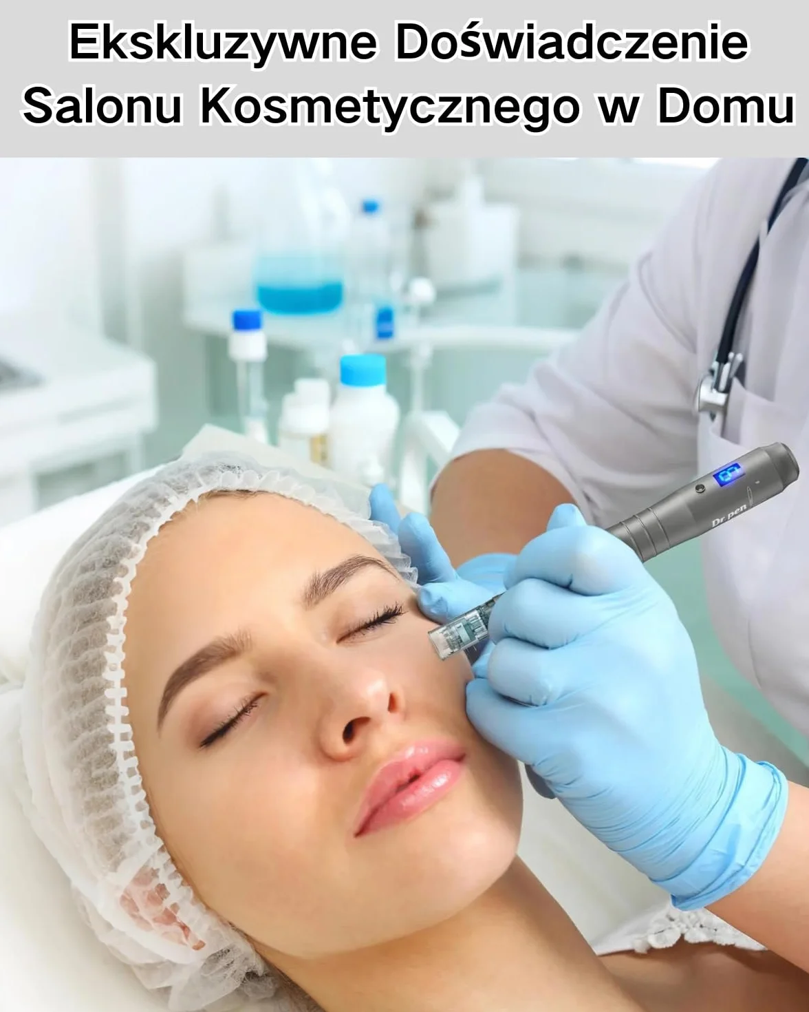 Dr.Pen Ultima M8 Microneedling Pen, Elektryczny Microneedling Pen, Zasilanie Przewodowe lub Bezprzewodowe, z 10 Wkładami