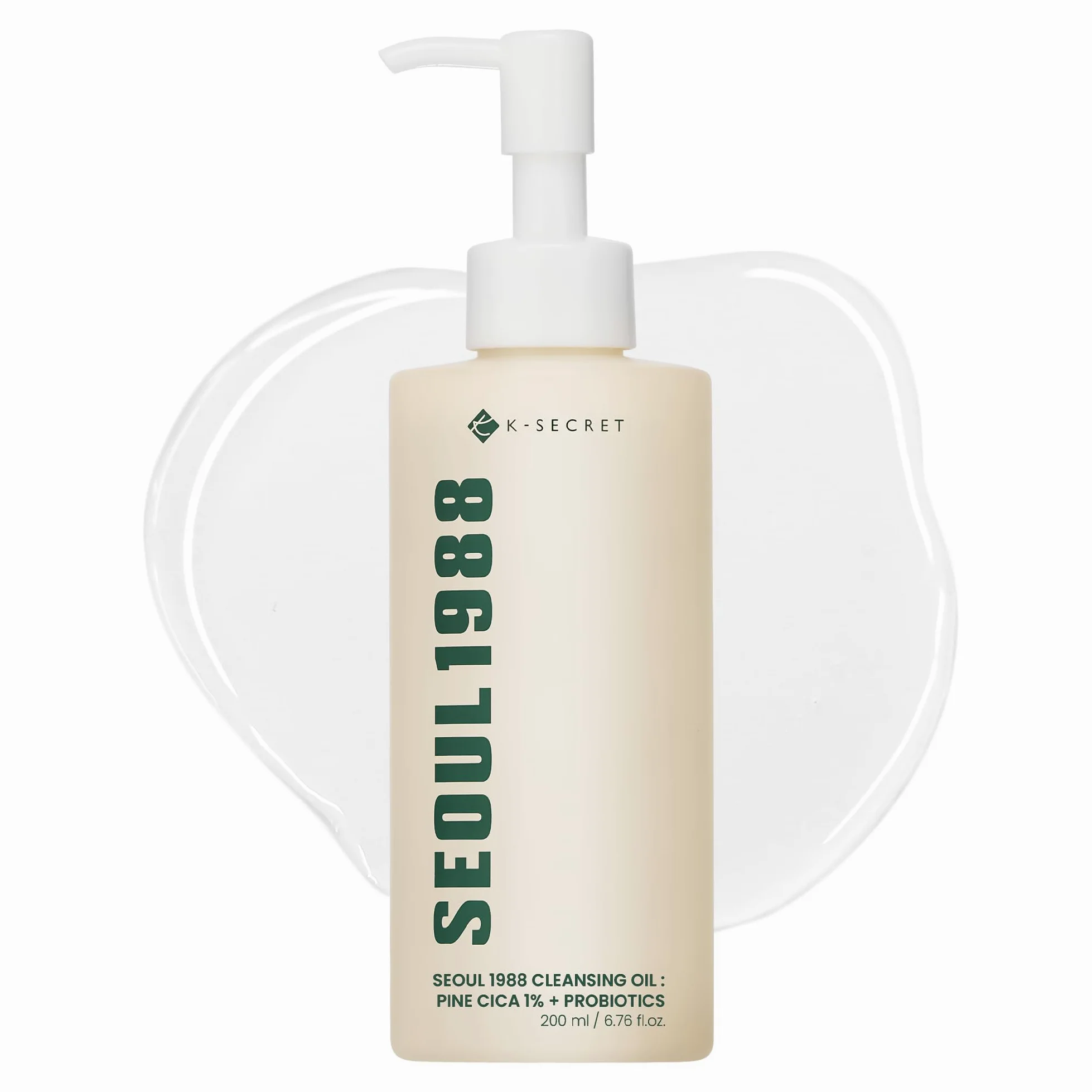 KSECRET SEOUL 1988 Olejek oczyszczający Pine Cica 1% + Probiotyki 200 ml