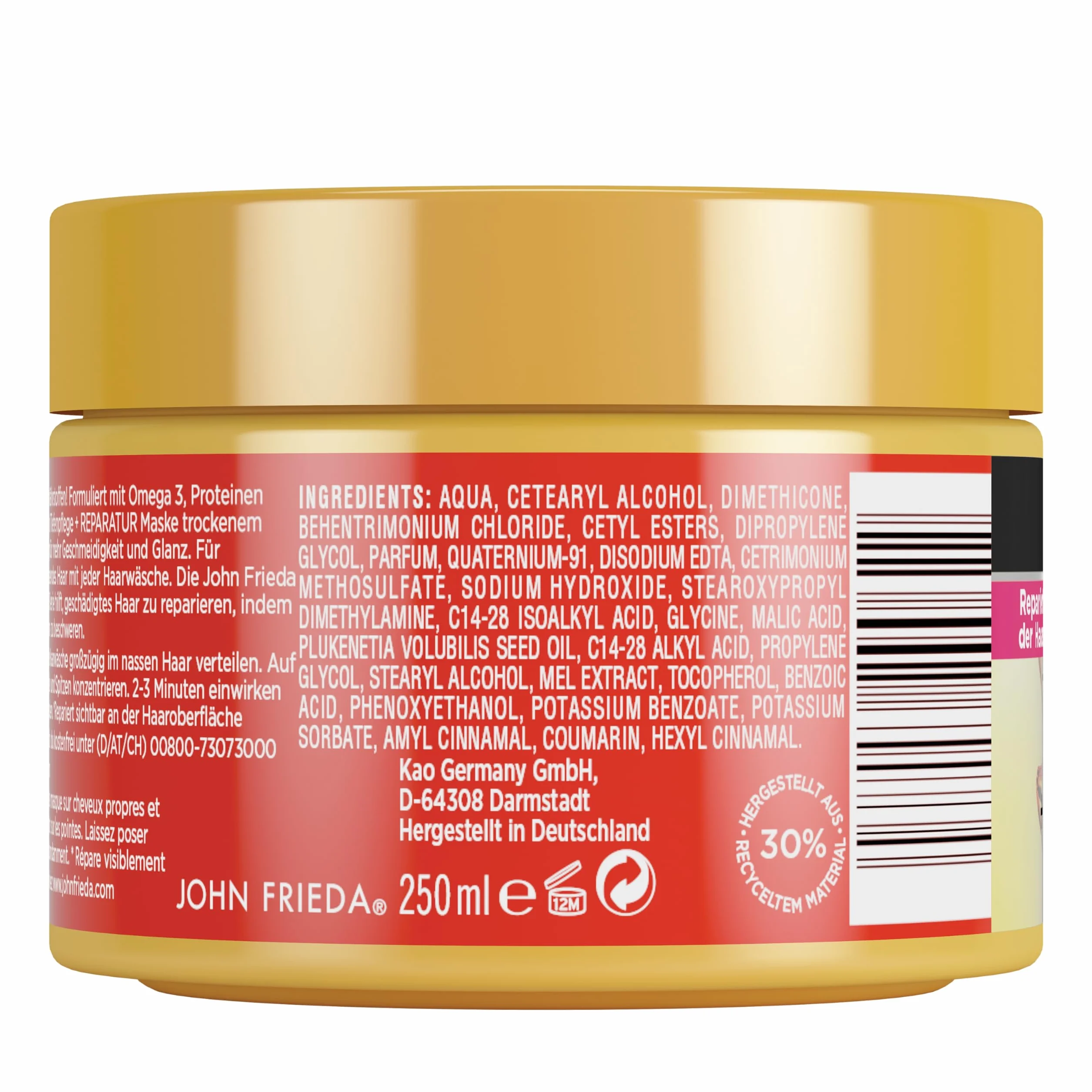 John Frieda Intensif Maska do Włosów, 250 ml