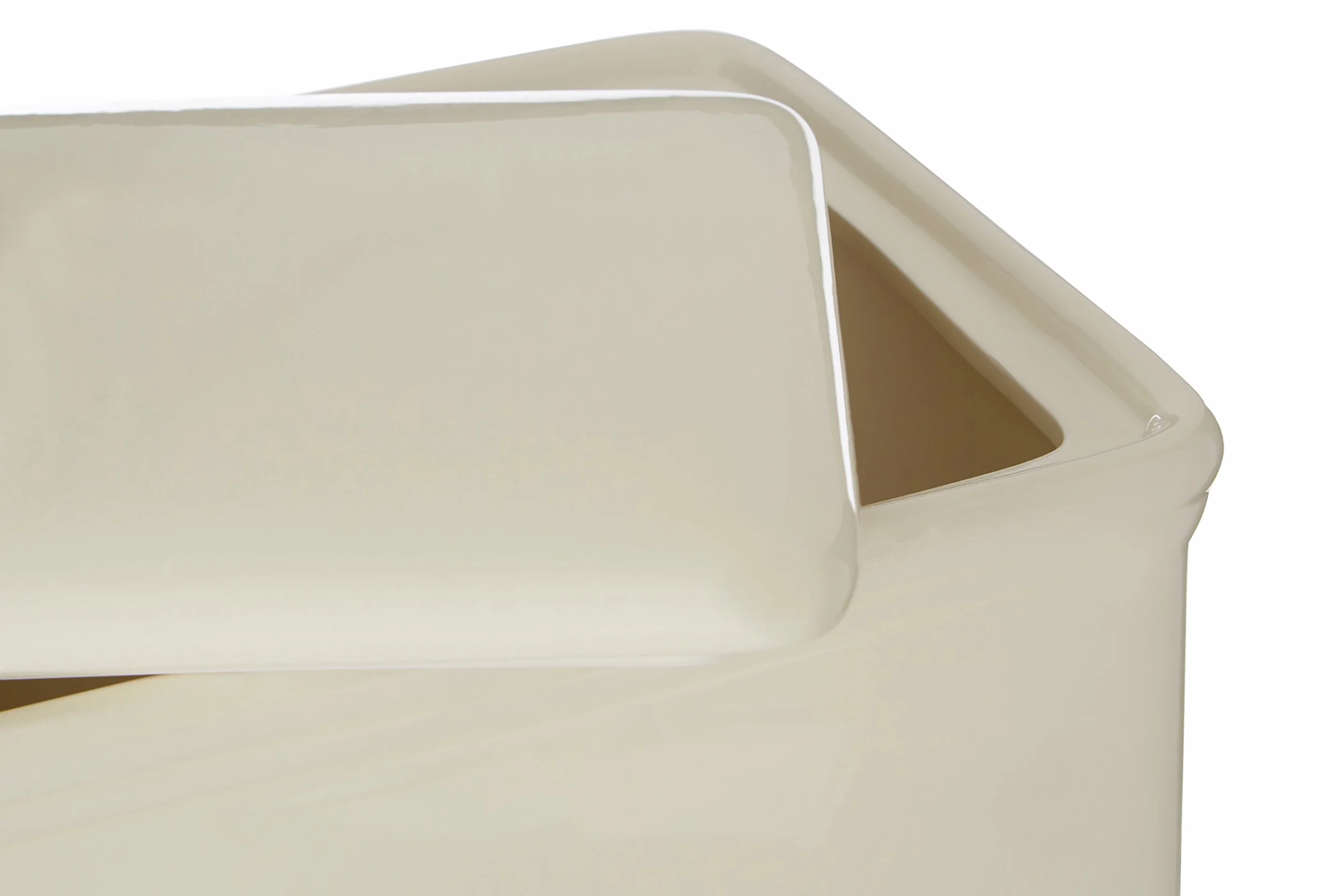 Premier Housewares Chlebak, Ceramika, Beżowy, 20 x 34 x 21 cm