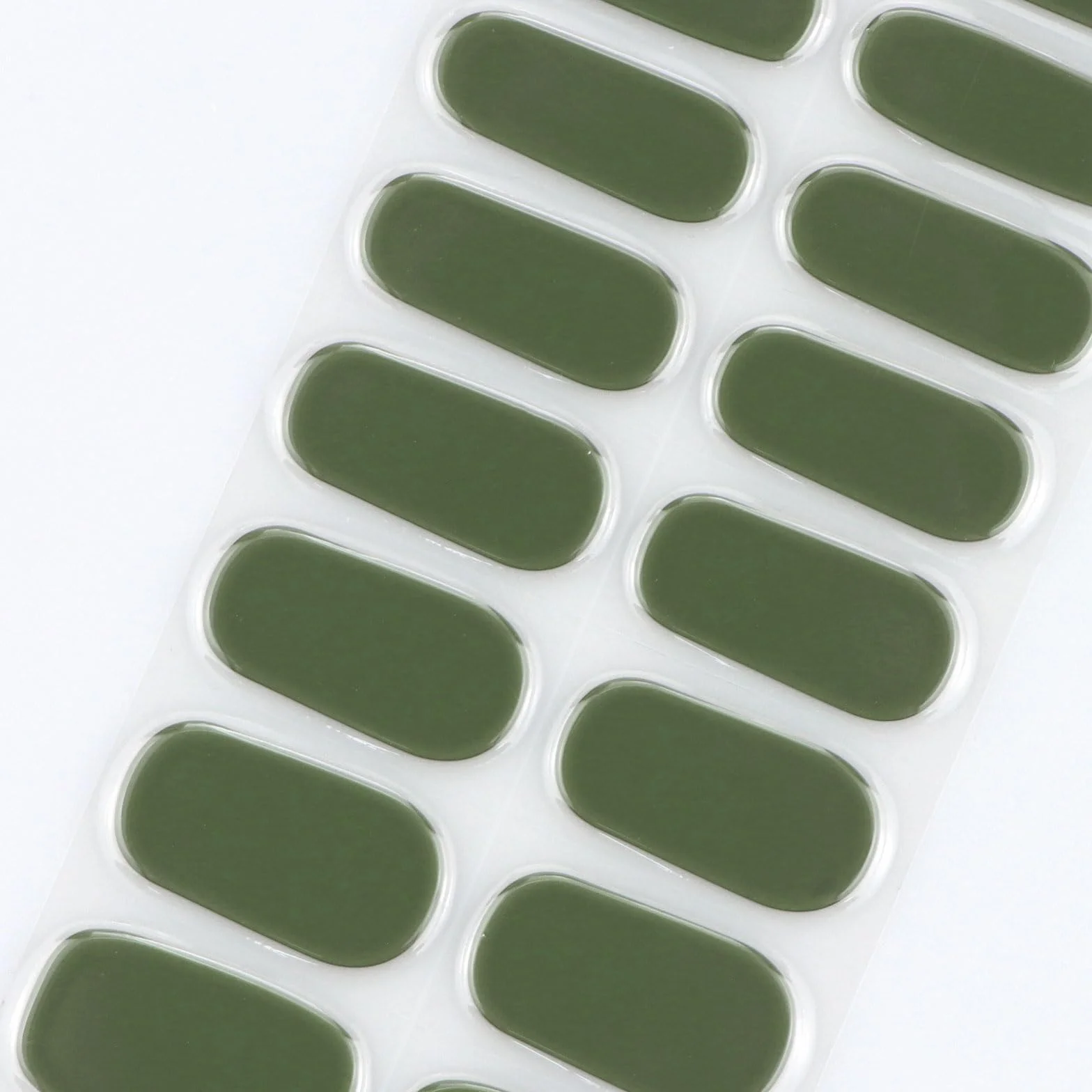 JMEOWIO Naklejka na paznokcie żel UV zielony kremowy żel do paznokci półutwardzone naklejki do paznokci Deco Nail Design Manicure