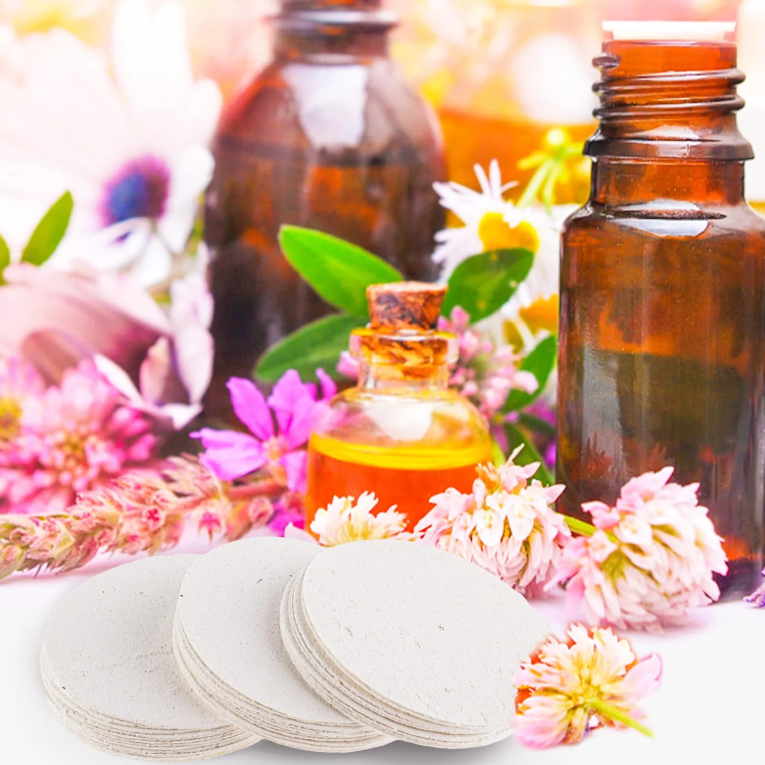 Yolev 50 sztuk Skompresowana gąbka do twarzy Spa naturalne piękno wielokrotnego użytku oczyszczanie twarzy i peeling do codziennej pielęgnacji skóry i demakijażu do twarzy Gąbki