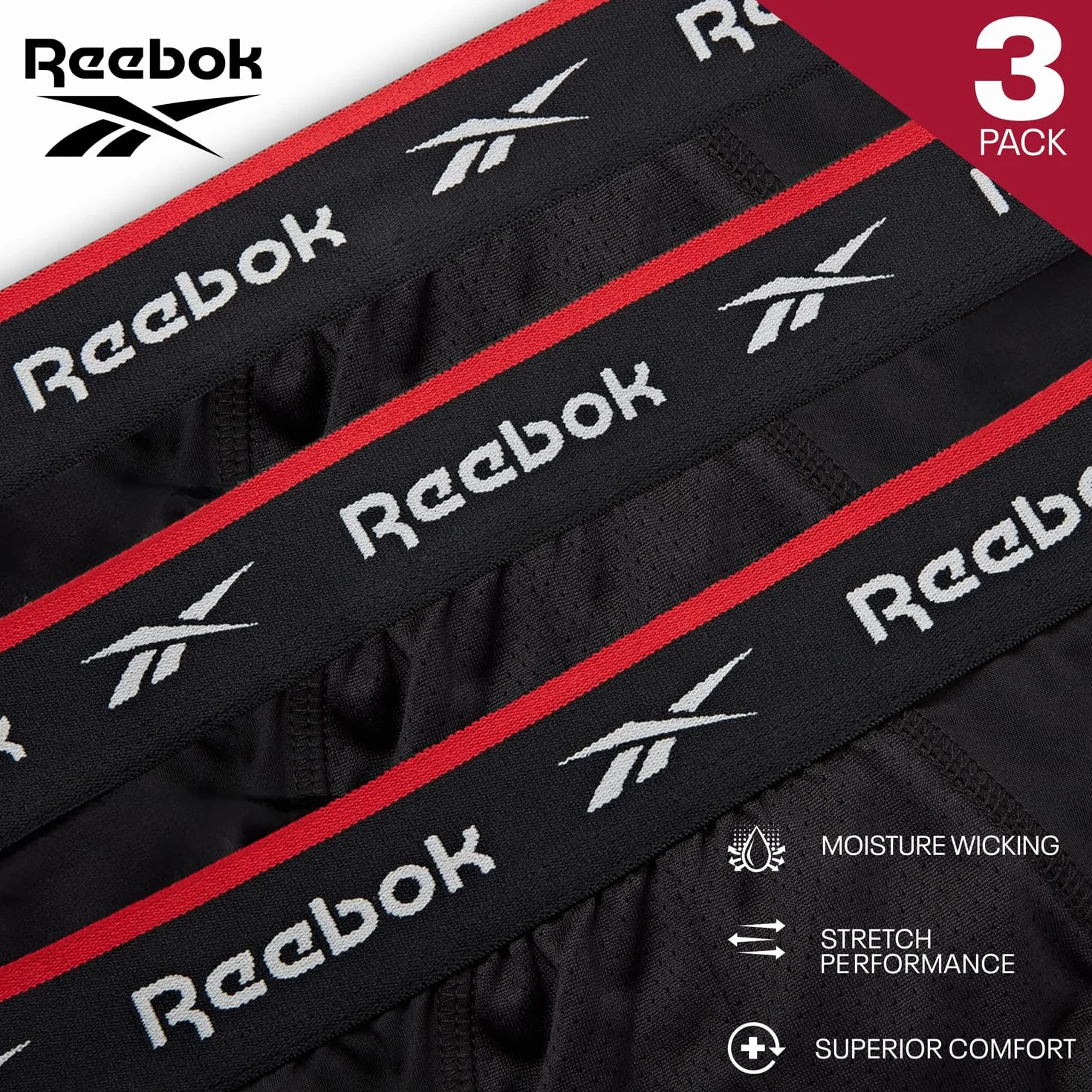 Reebok Spodnie Mężczyźni Wiggins (3 w zestawie)