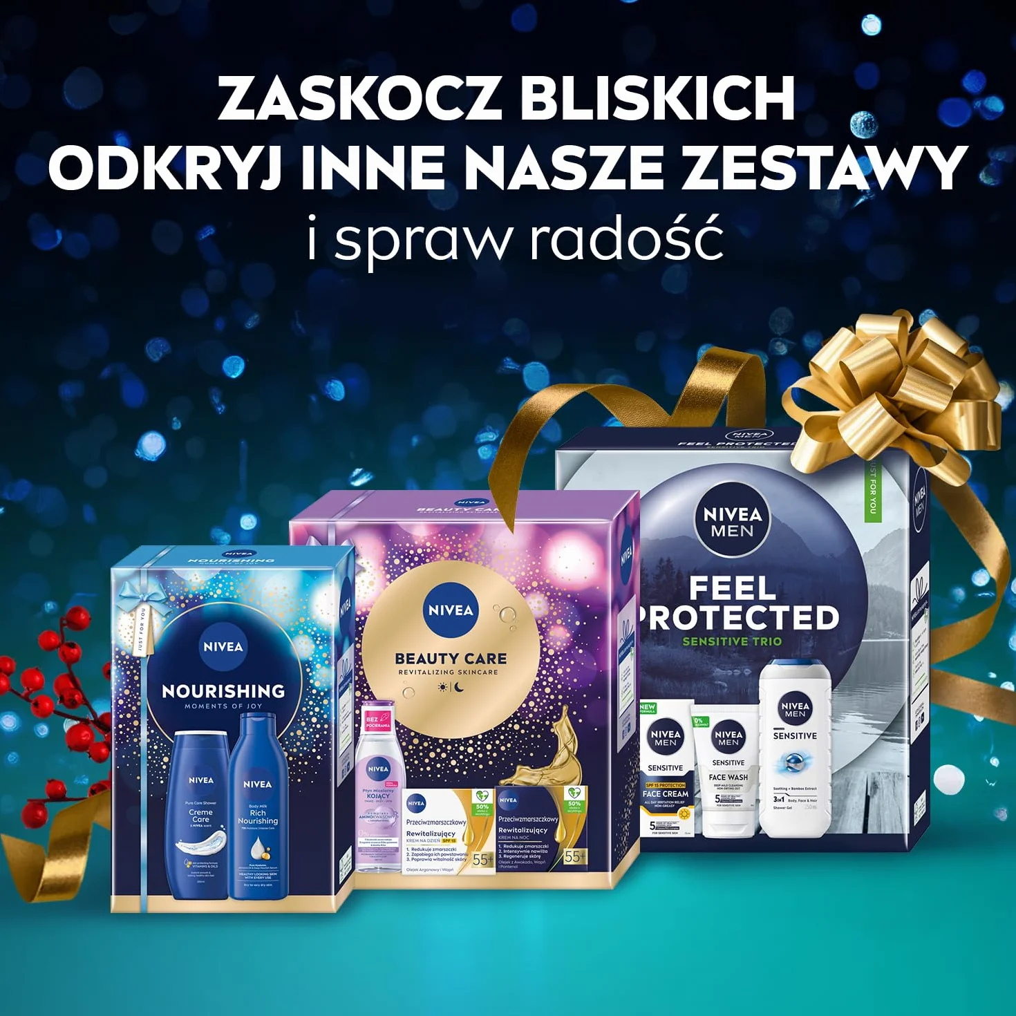 NIVEA Timeless Zestaw kosmetyków dla kobiet: krem nawilżający Soft, żel pod prysznic Creme Soft, antyperspirant roll-on