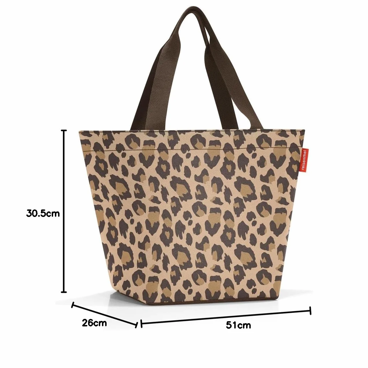reisenthel RST.ZS6048 shopper M leo macchiato, Leo Macchiato, M, Casual