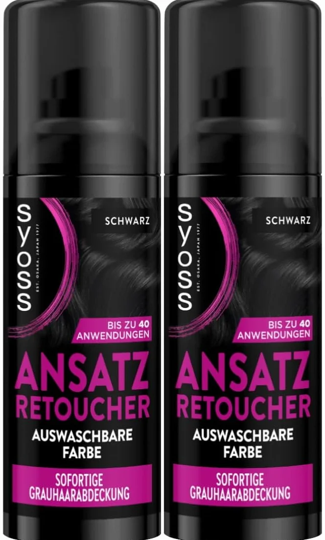 SYOSS Nasadka Kaszerowania Retoucher Spray Czarny Poziom 1 120 ml