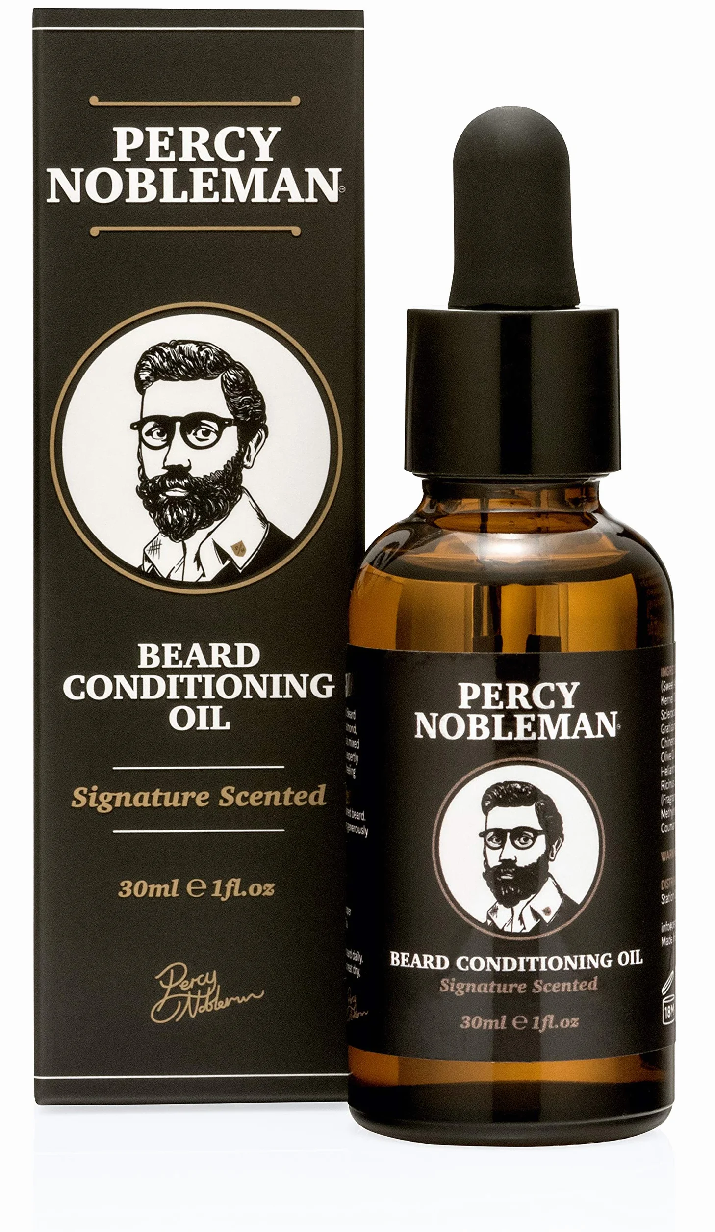 Olejek do brody Percy Nobleman 99% 30ml do pielęgnacji brody
