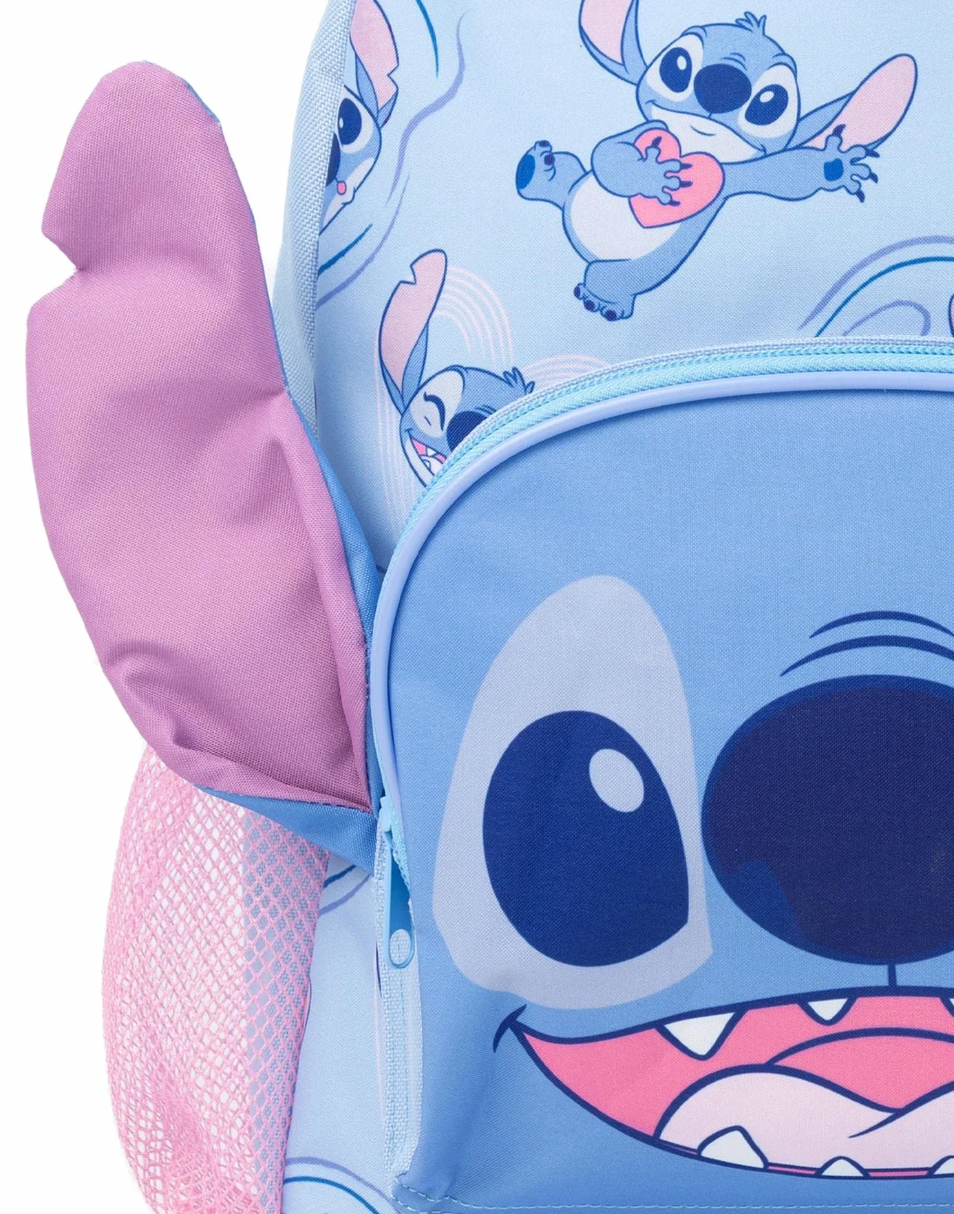 Disney Lilo and Stitch 4-częściowy plecak dziewczyny | Dzieci Chłopcy Obcy Postać 3D Uszy Plecak Torba na lunch Piórnik I Butelka z wodą | Powrót do tornistra Prezenty