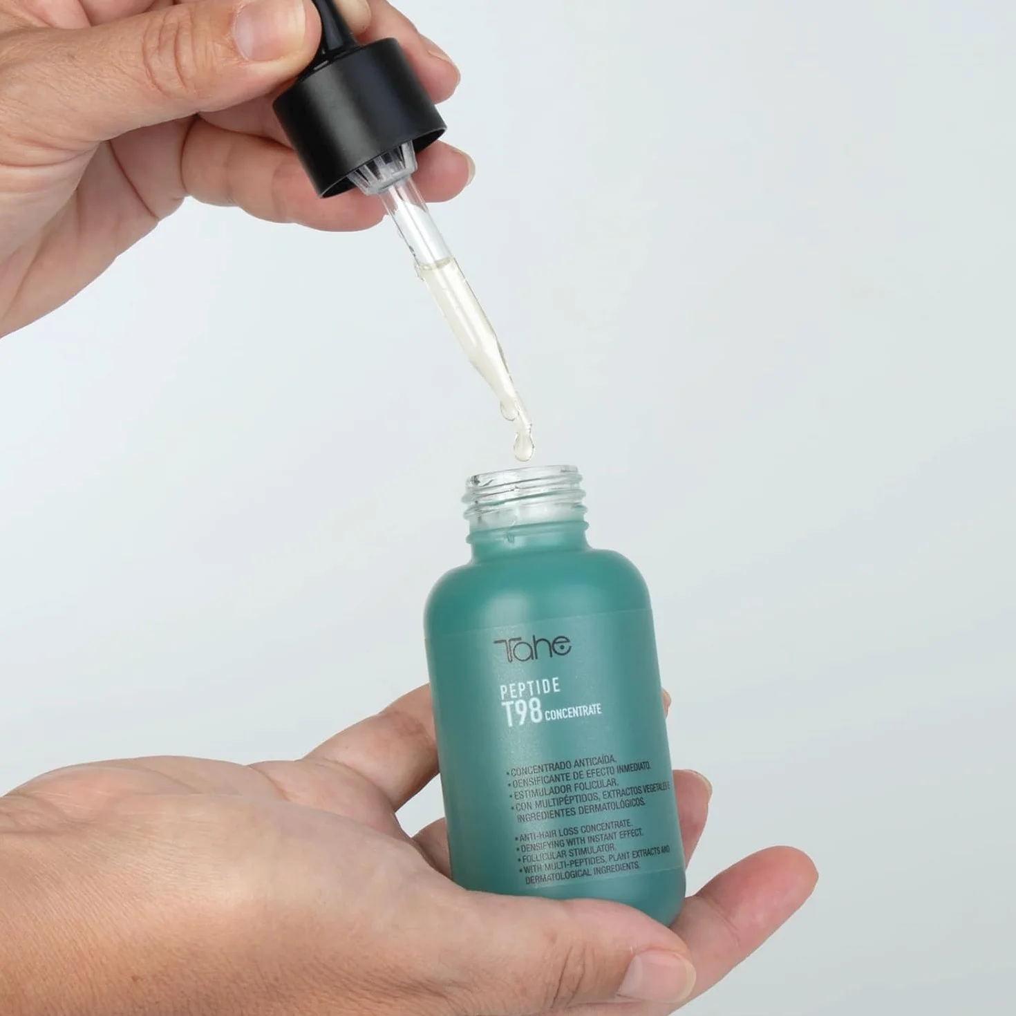 Tahe Peptide T98 Pack Program zapobiegania wypadaniu włosów: Koncentrat leczenia 50 ml + Szampon przeciw upadkowi 300 ml
