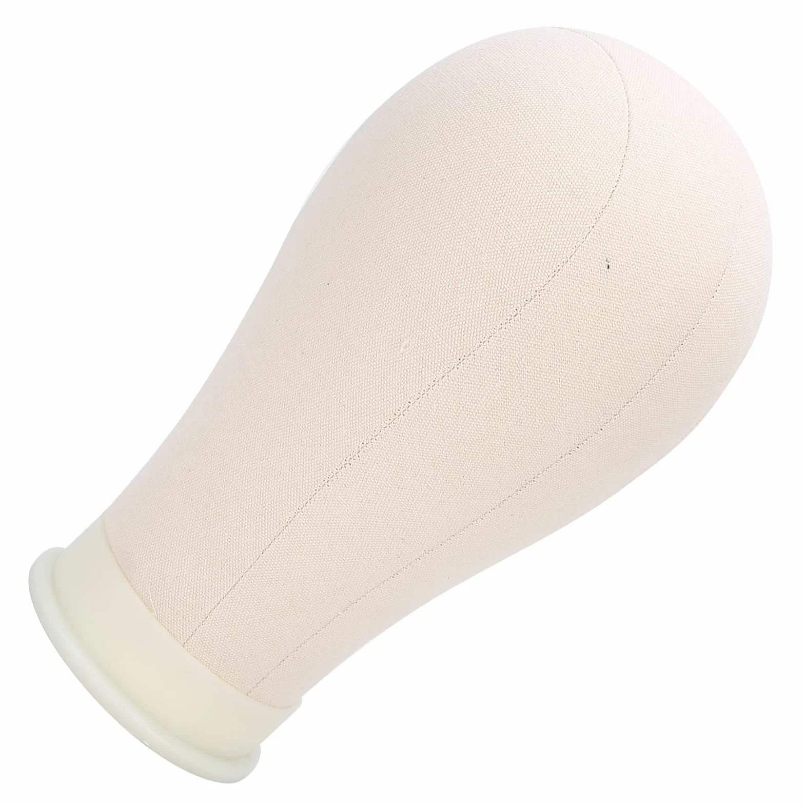 54 cm płócienna głowa peruki, głowa manekina, model głowy, styropian, profesjonalna łysa głowa z zaciskiem i szpilkami w kształcie litery T (56 cm)