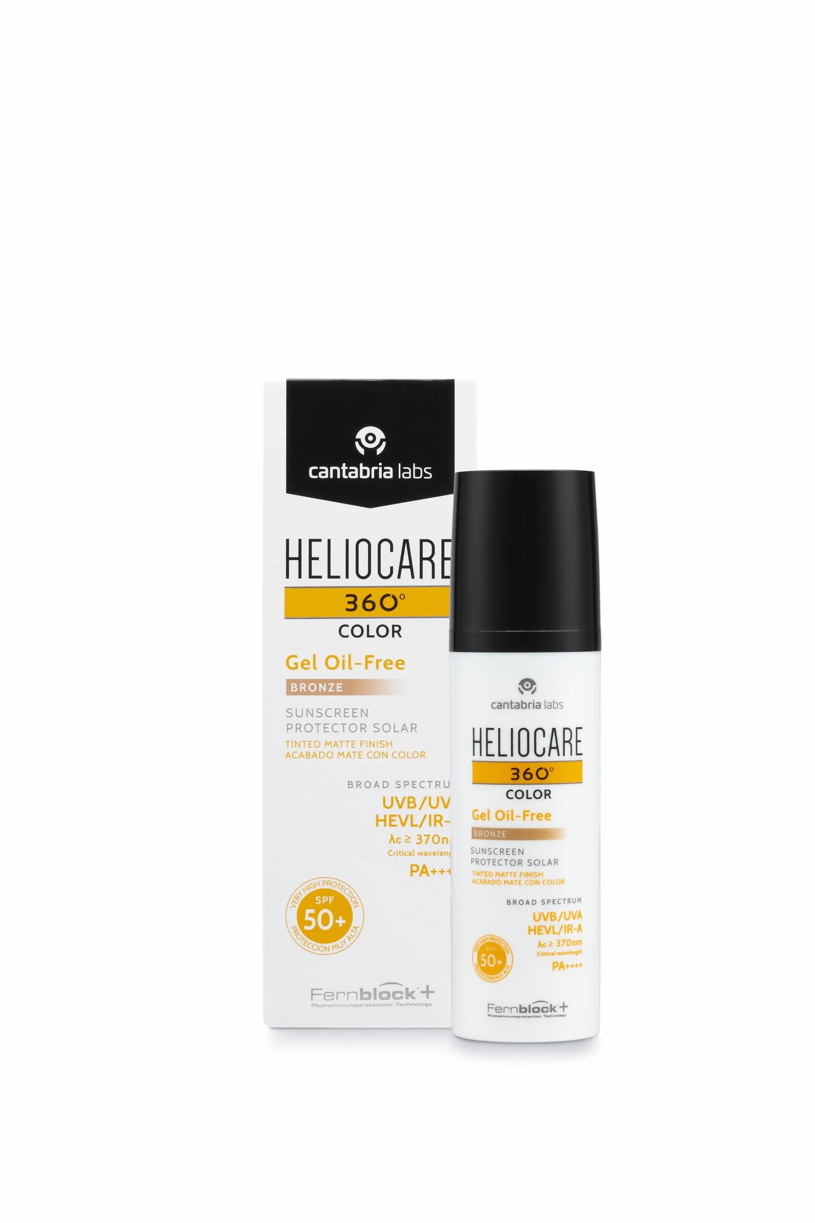 Cantabria Labs Heliocare 360º Color Gel Oil-Free SPF 50+ 50ml Brąz Matujący