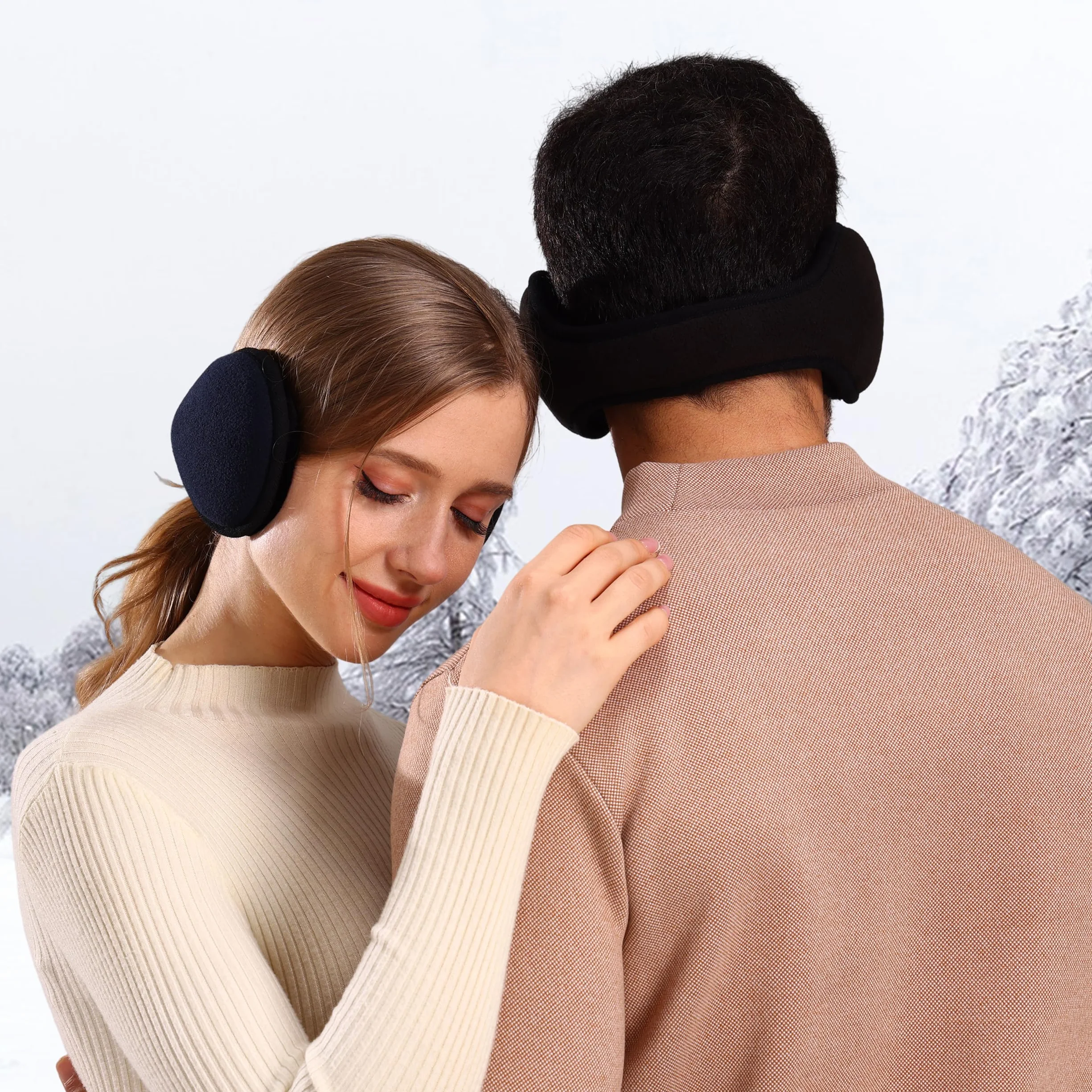 Unisex Ear Warmers dla kobiet Mężczyźni Nauszniki Winter Knit Polar Warm Earmuffs Winter Accessory
