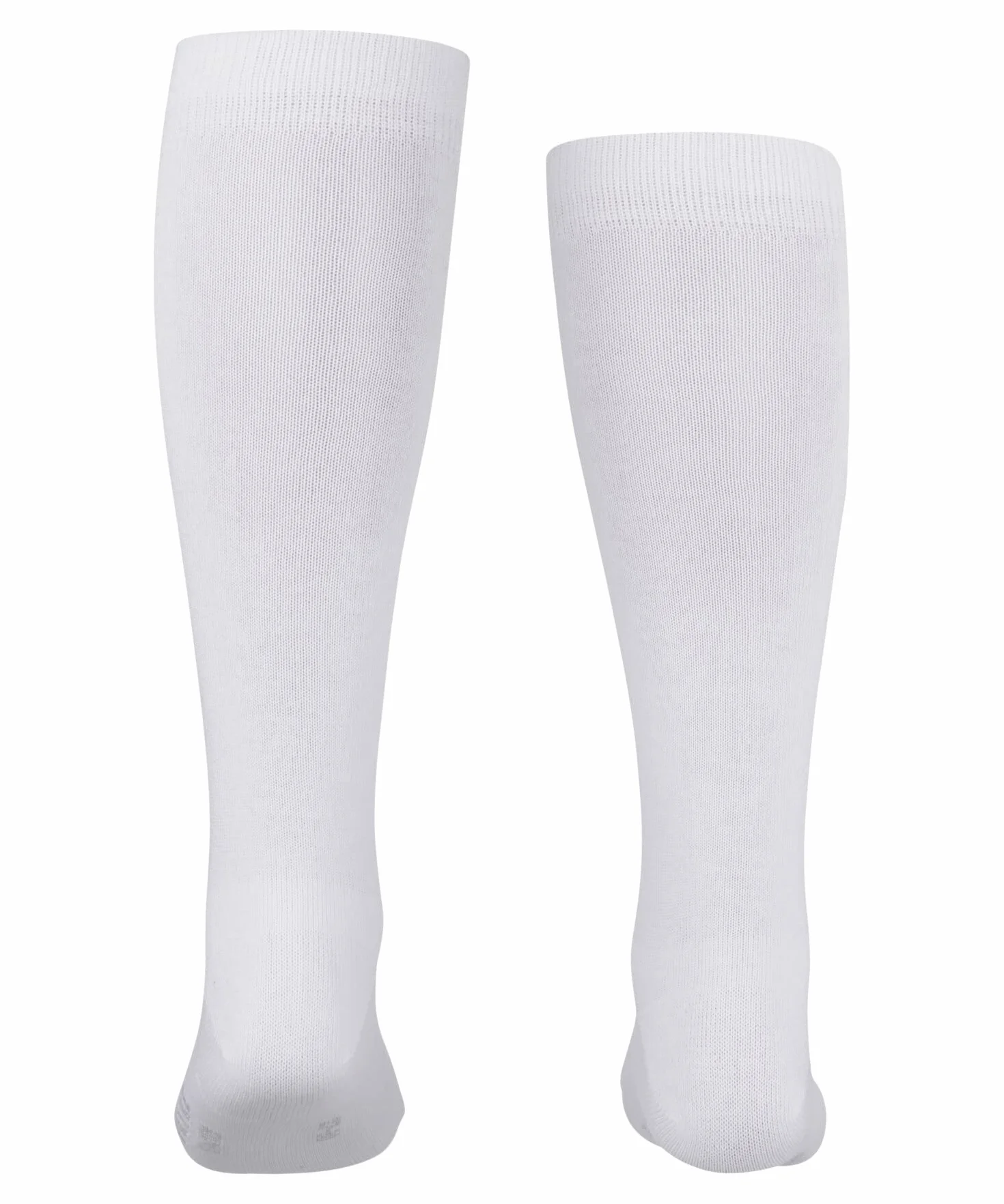 FALKE Uniseks - dzieci Podkolanówki Family K Kh bio bawełna długie jednokolorowe 1 Para, Biały White 2000, 31-34