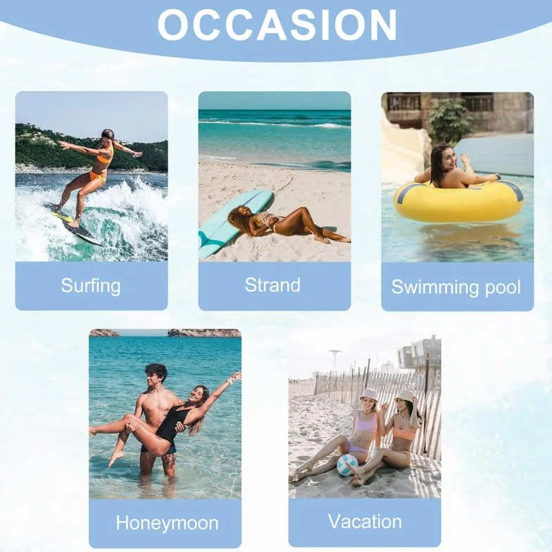 JASAMBAC Tankini damski dwuczęściowy kostium kąpielowy, wyszczuplający brzuch, tankini, górna część i wysoki stan, szorty kąpielowe, z regulowanymi szelkami, sportowy strój plażowy