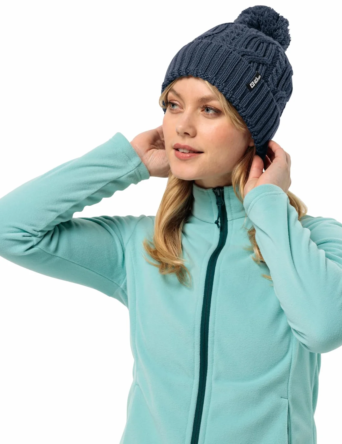 Jack Wolfskin Czapka beanie z pomponem, uniseks