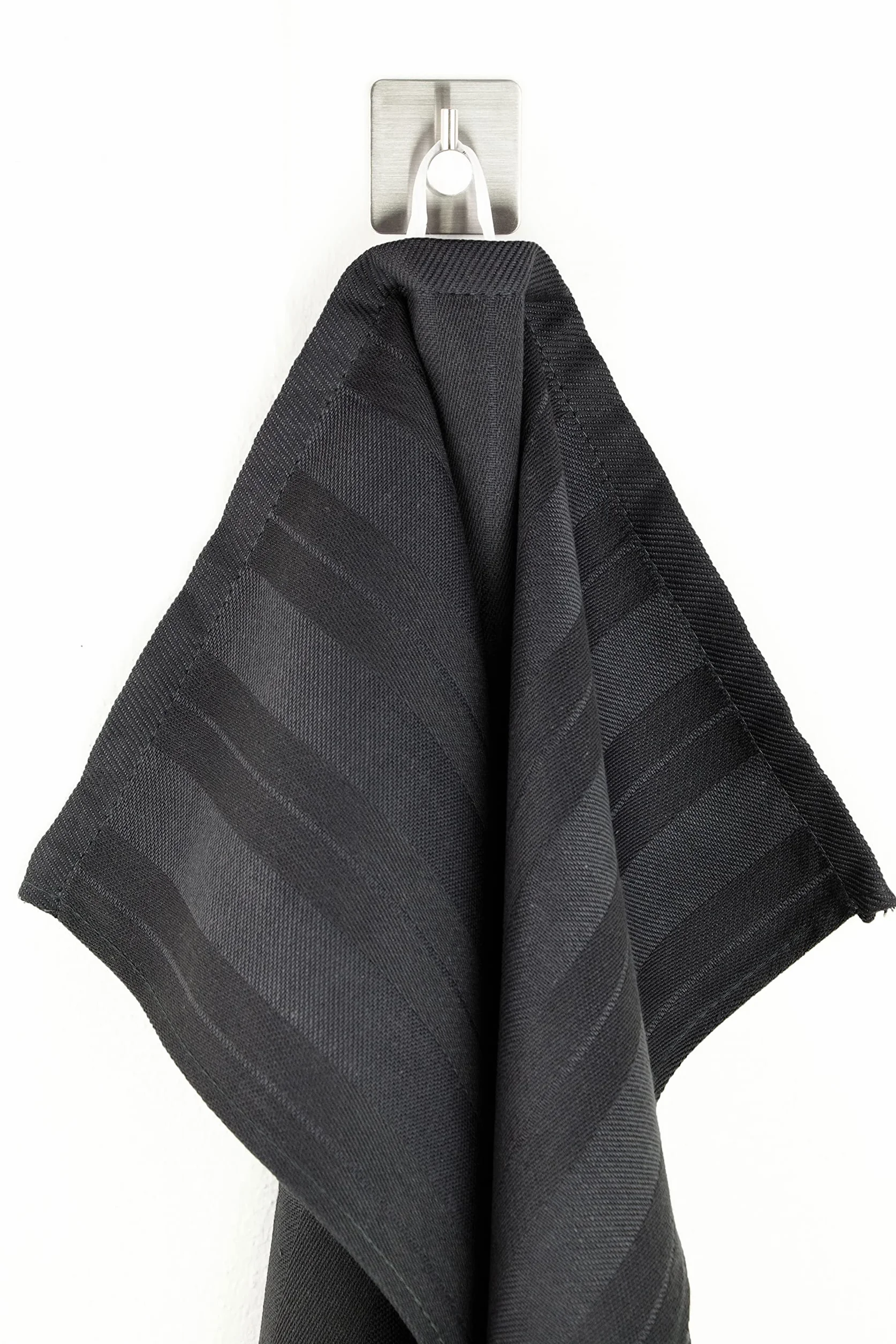 ZOLLNER Zestaw 5 ścierek do naczyń – bawełna o wymiarach 50 x 70 cm – chłonne i wytrzymałe ręczniki kuchenne – nadają się do prania w temperaturze do 60°C – w kolorze grafitowym – jakość
