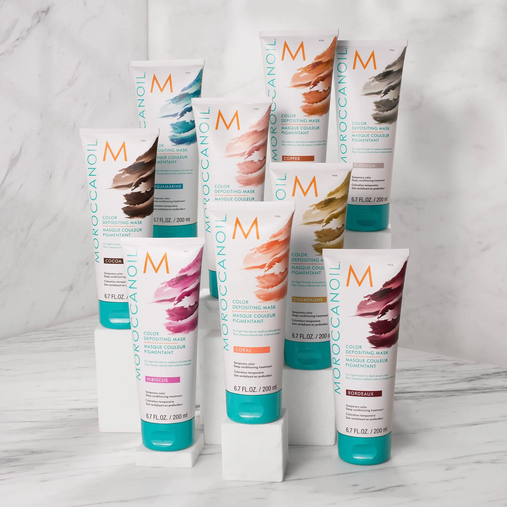 Moroccanoil Koloryzująca maska do włosów Platinum platynowy blond 200 ml