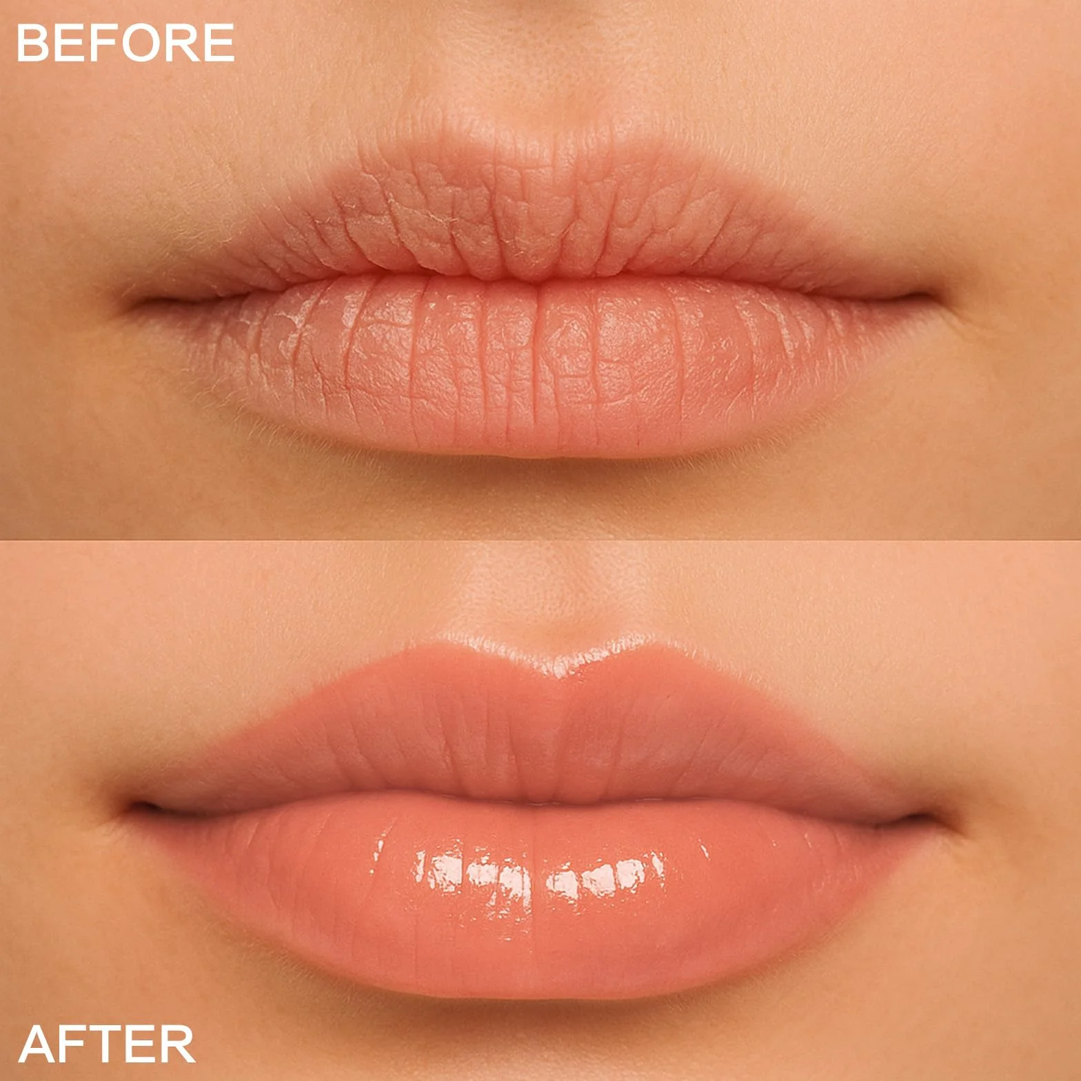 UCANBE Butter Lip Gloss: Nawilżająca i odżywcza pomadka do ust, metalowa końcówka, lekka, nieprzywierająca, miękka, błyszcząca (01 Transparent)