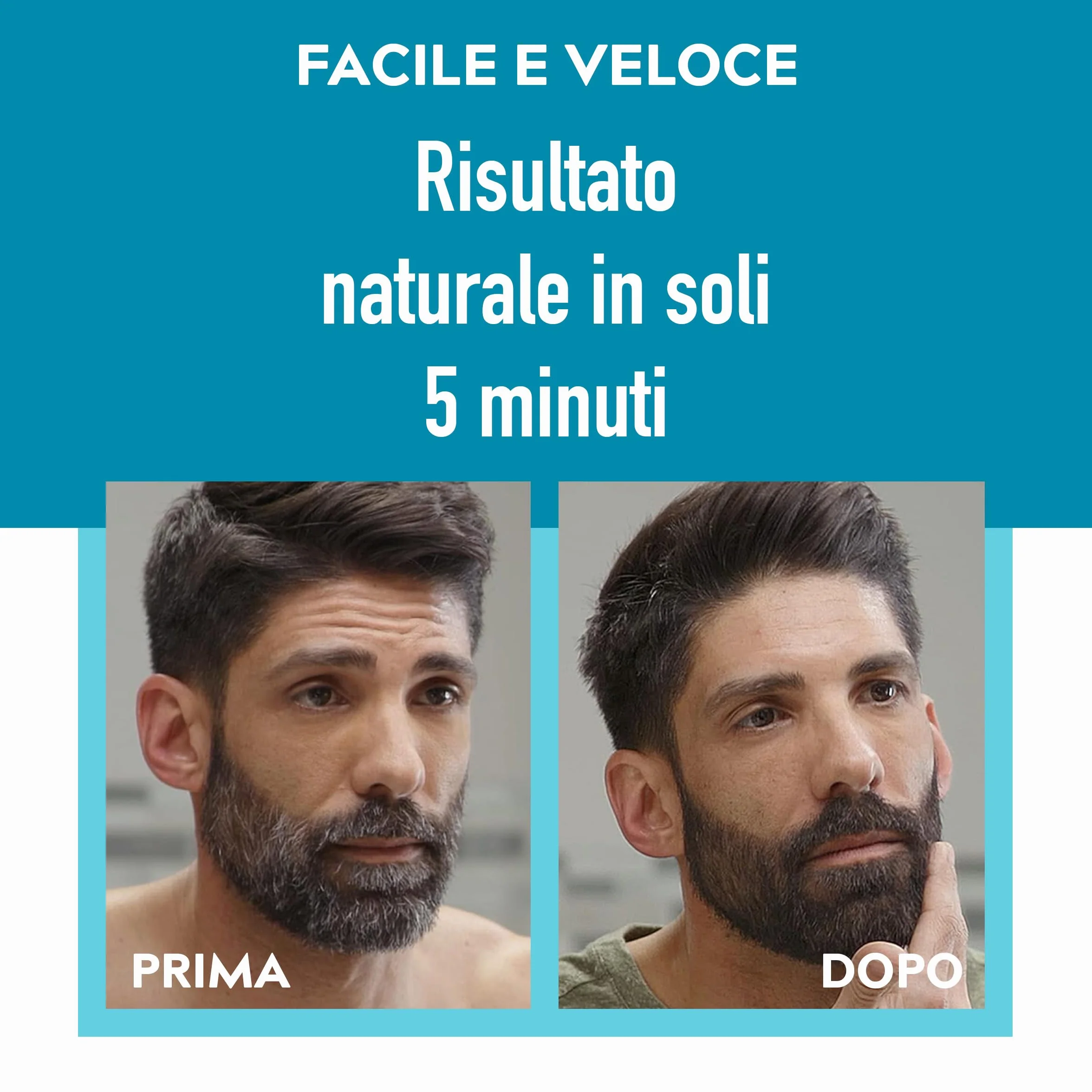 Just For Men Broda i wąsy, męski odcień brody, barwnik bez amoniaku, usuwa szare włosy, z grzebieniem aplikatora, średni brąz, M35